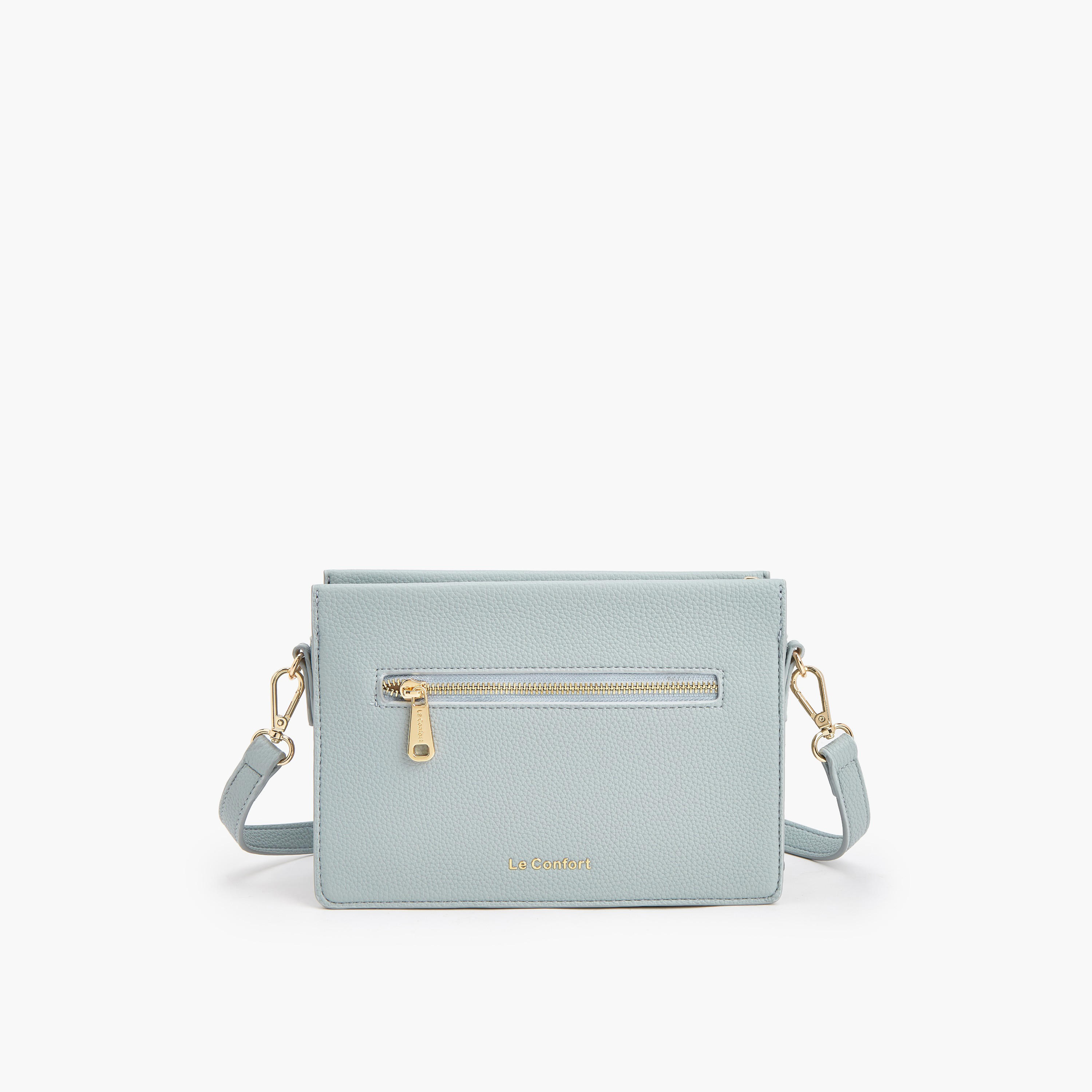 شنطة كروس بودي بارزة الملمس مع حزام قابل للتعديل من لو كونفورت-women-bagsandwallets-handbags-image-6