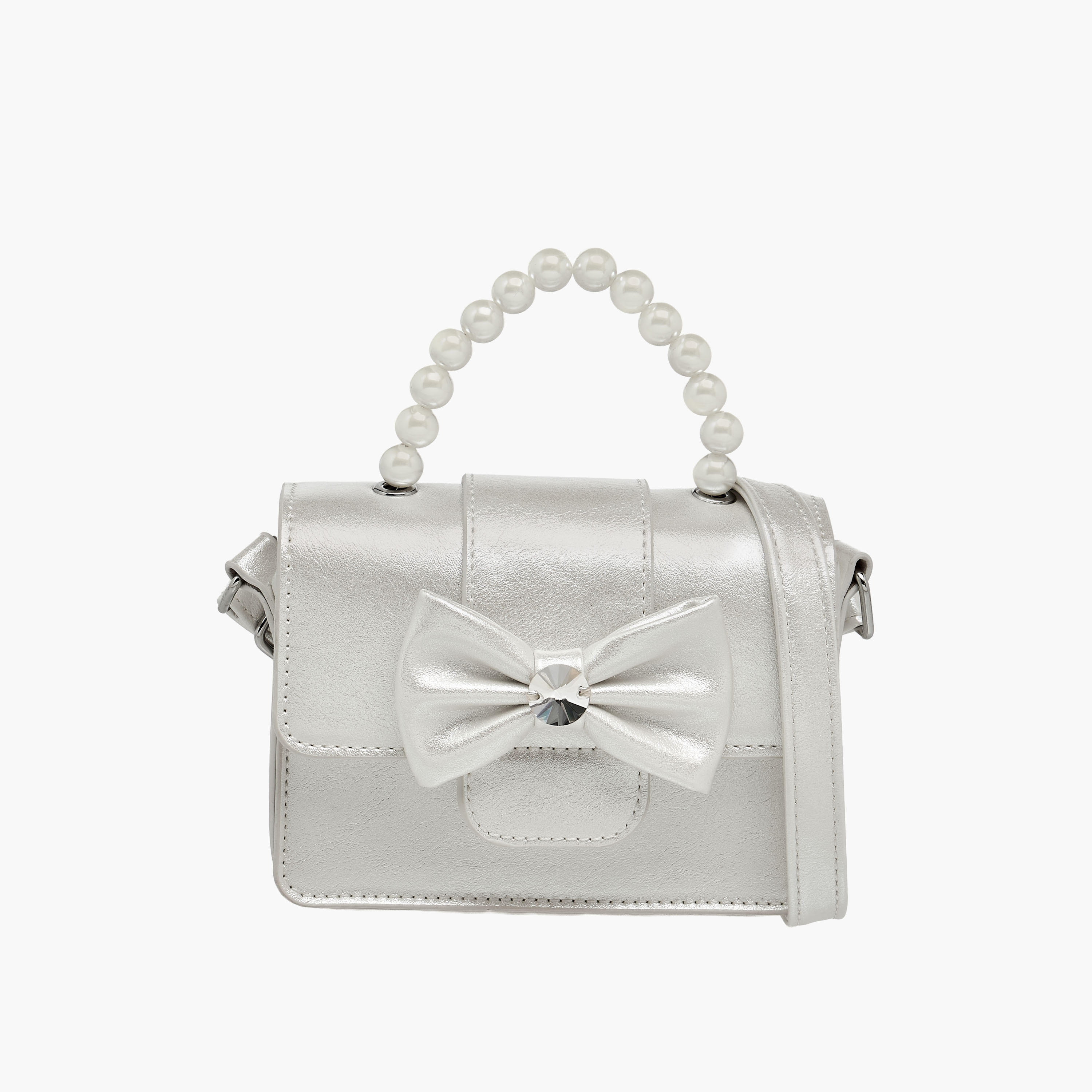 Celeste Bow Applique Crossbody Bag with Pearl Handle-girls-accessories-bags-image-1