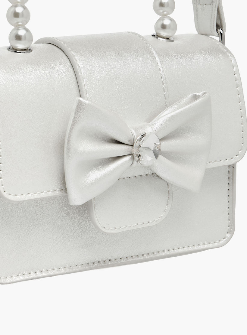 Celeste Bow Applique Crossbody Bag with Pearl Handle-girls-accessories-bags-image-4