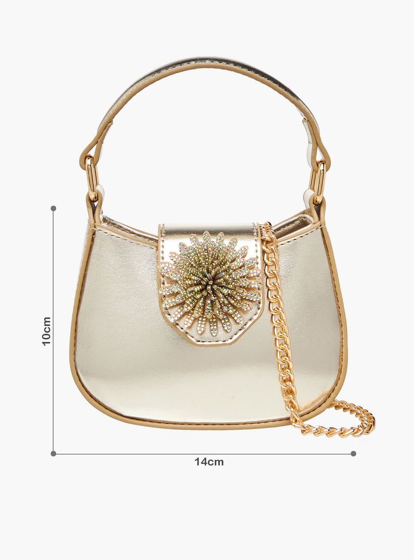 Celeste Embellished Crossbody Bag with Chain Strap-girls-accessories-bags-image-2