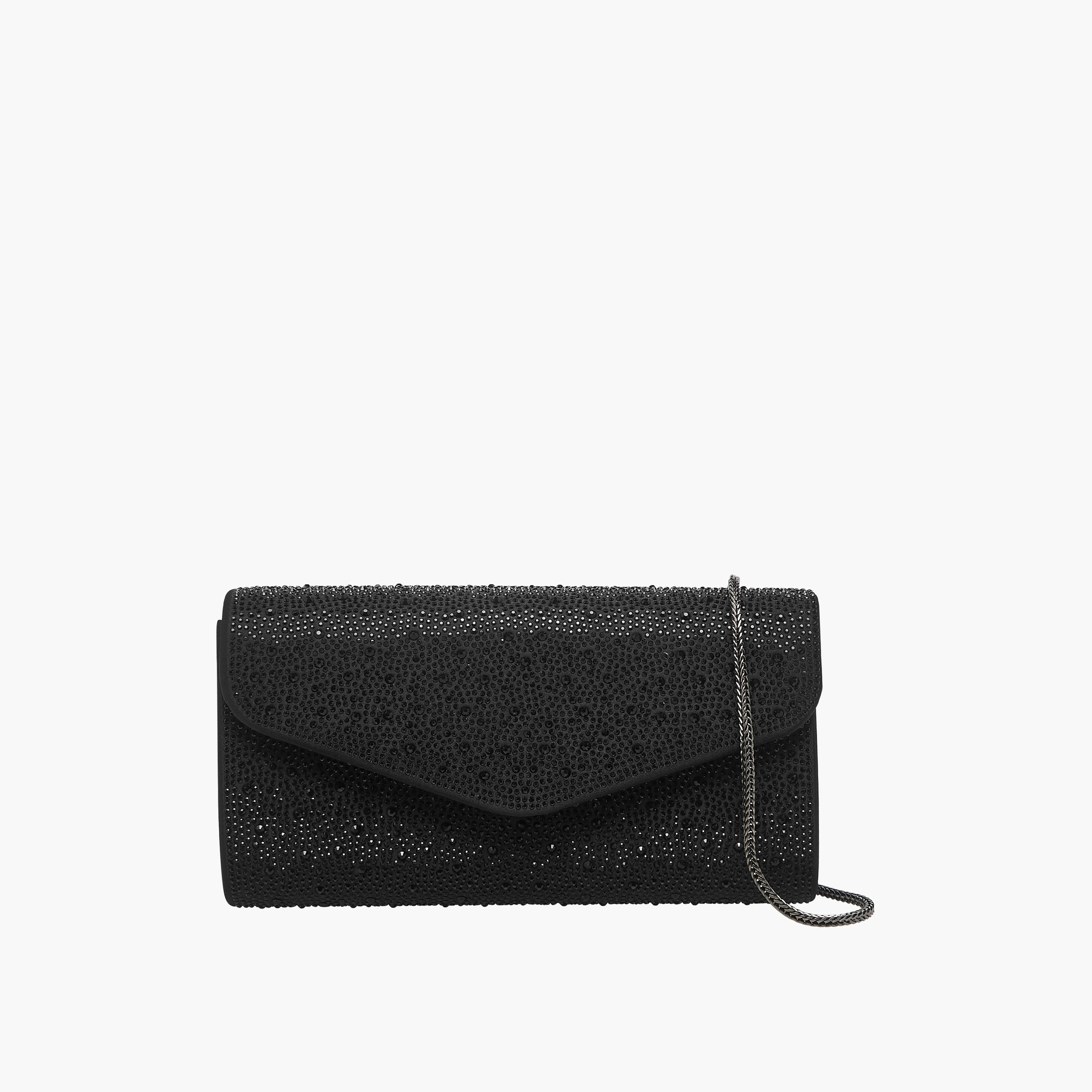 Celeste Embellished Clutch with Chain Strap-women-bagsandwallets-handbags-image-1