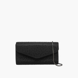 Celeste Embellished Clutch with Chain Strap-women-image-1