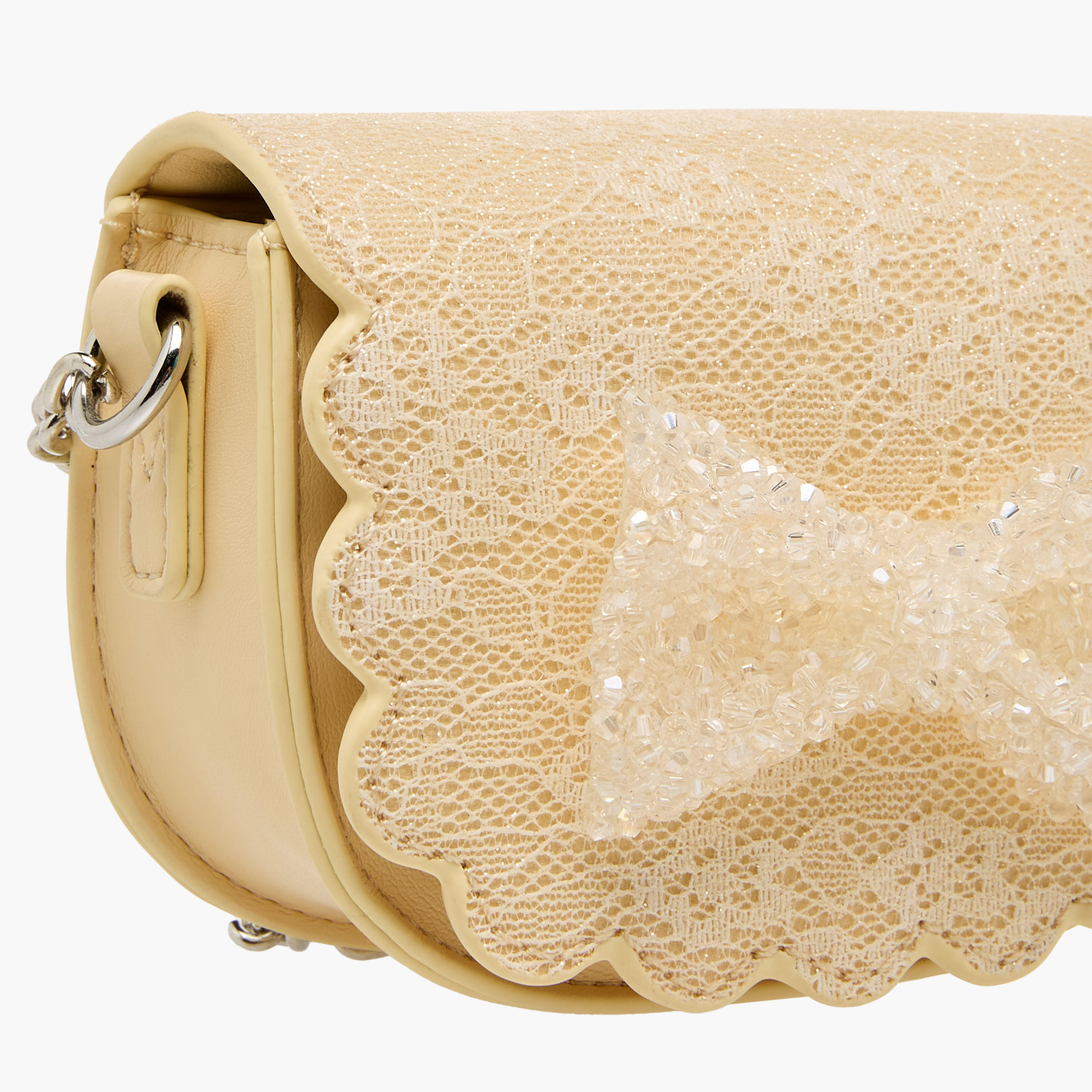 Little Missy Bow Embellished Crossbody Bag with Chain Strap-girls-accessories-bags-image-5