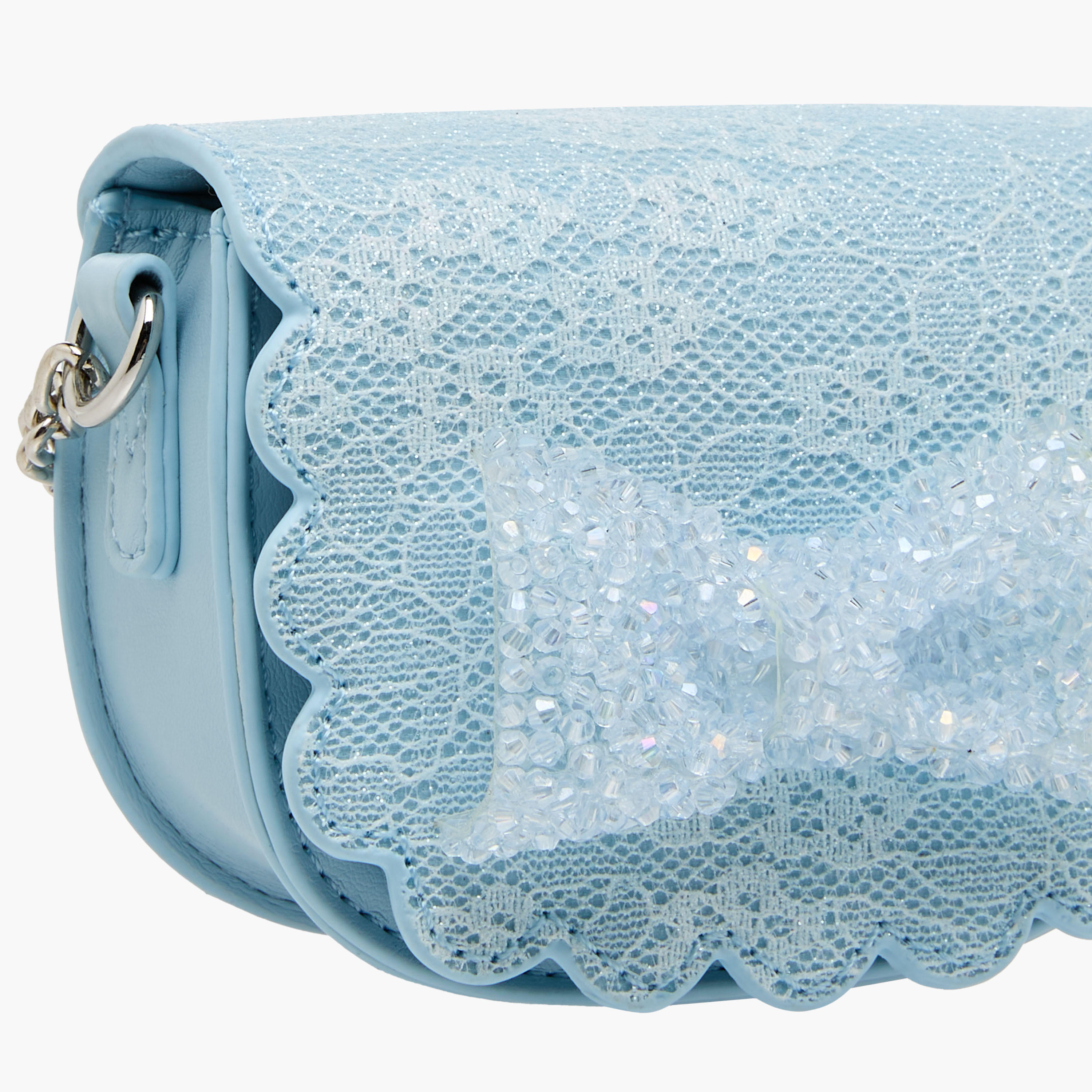 Little Missy Bow Embellished Crossbody Bag with Chain Strap-girls-accessories-bags-image-5
