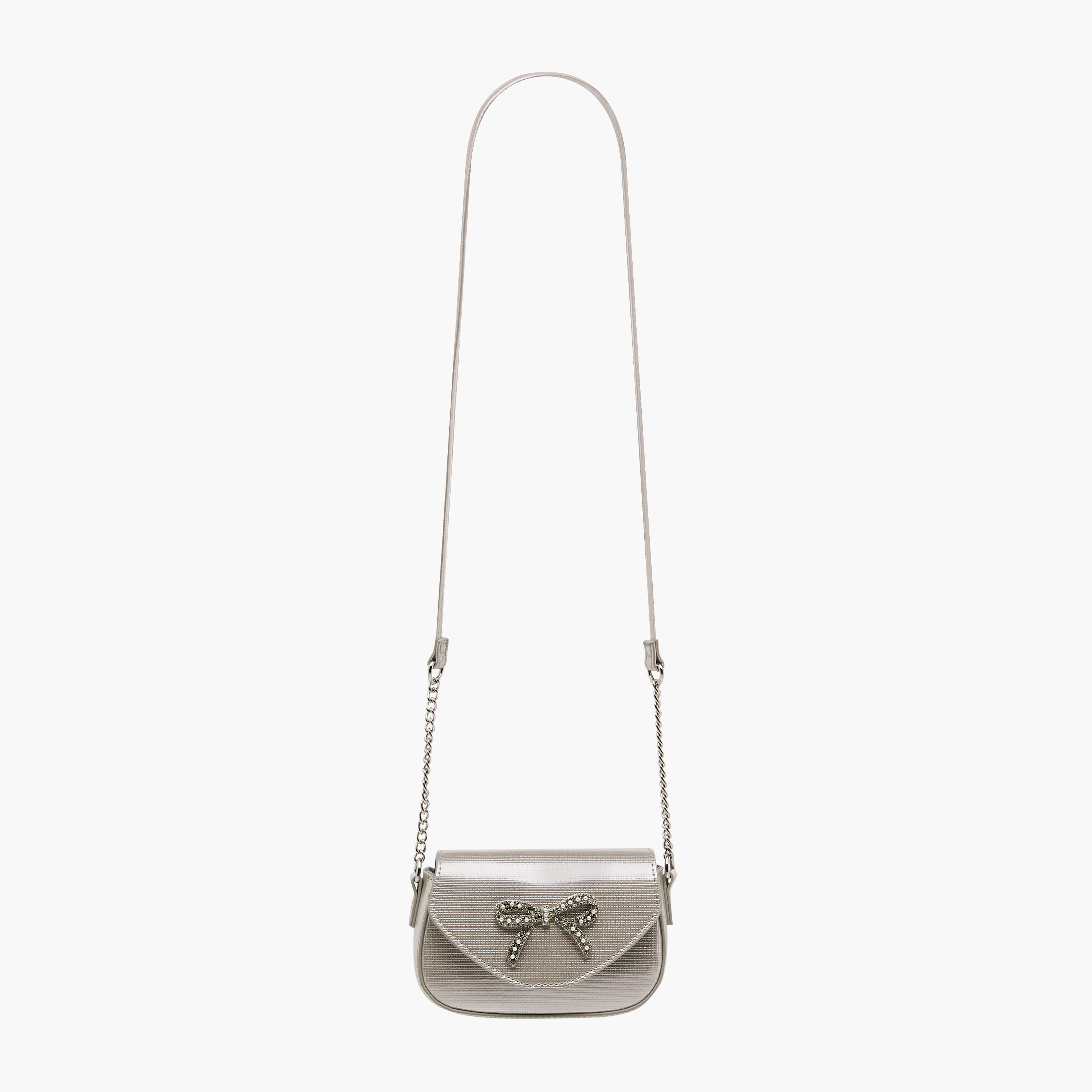 Celeste Bow Embellished Crossbody Bag with Chain Strap-girls-accessories-bags-image-3