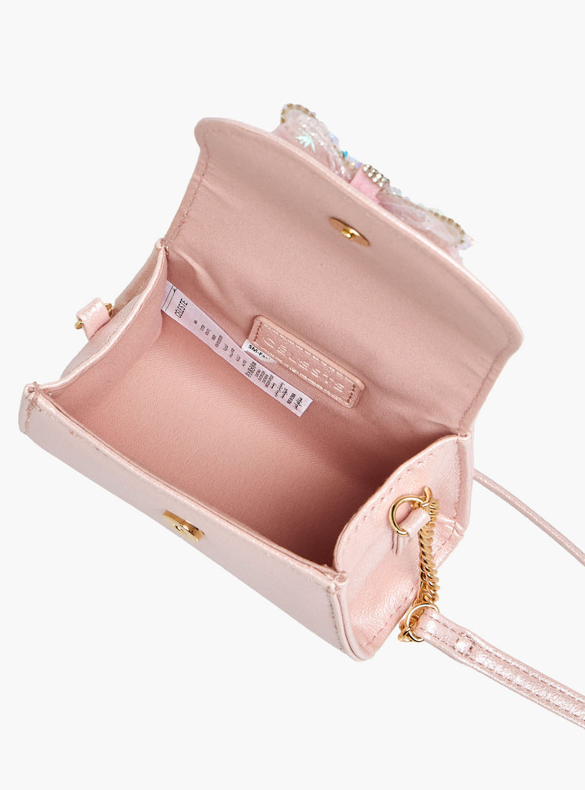 Celeste Bow Embellished Crossbody Bag with Chain Strap-girls-accessories-bags-image-8