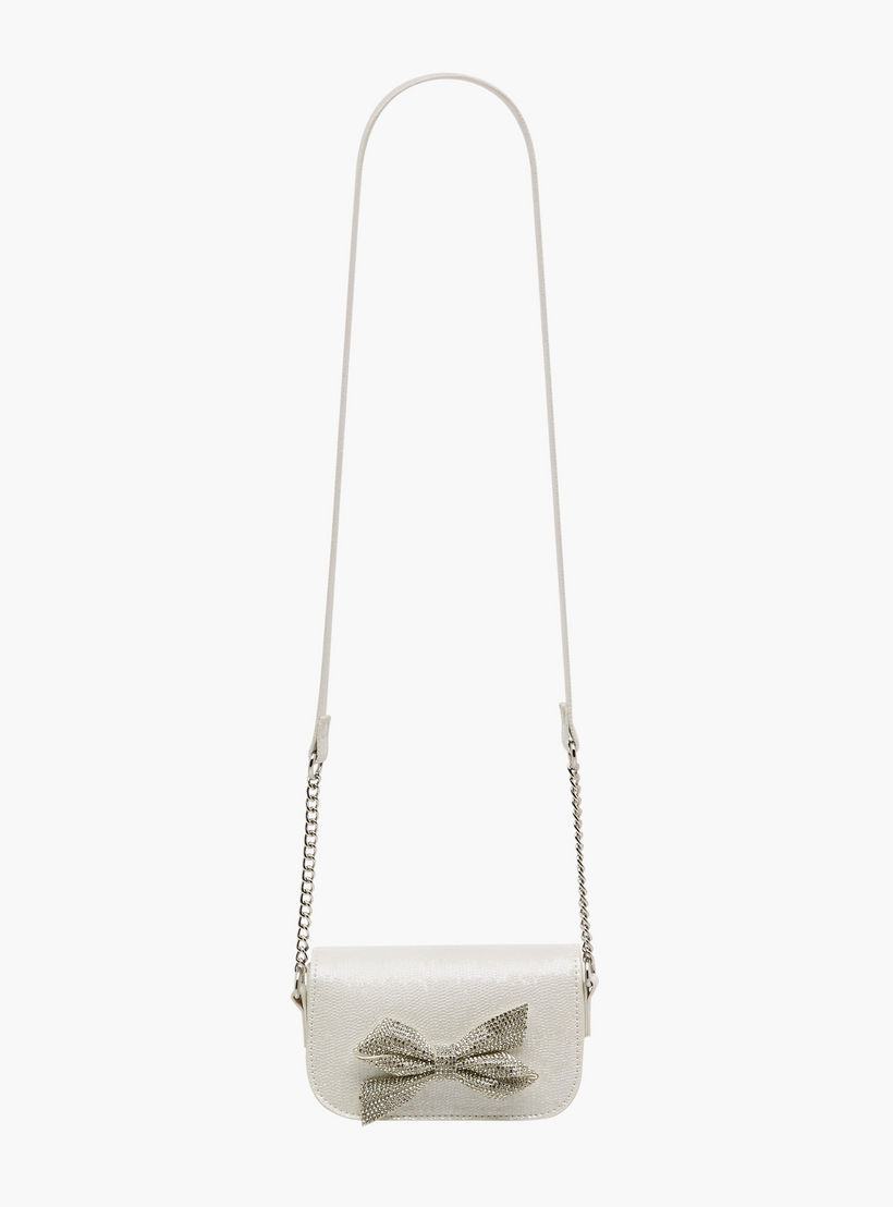 Celeste Bow Embellished Crossbody Bag with Chain Strap-girls-accessories-bags-image-3