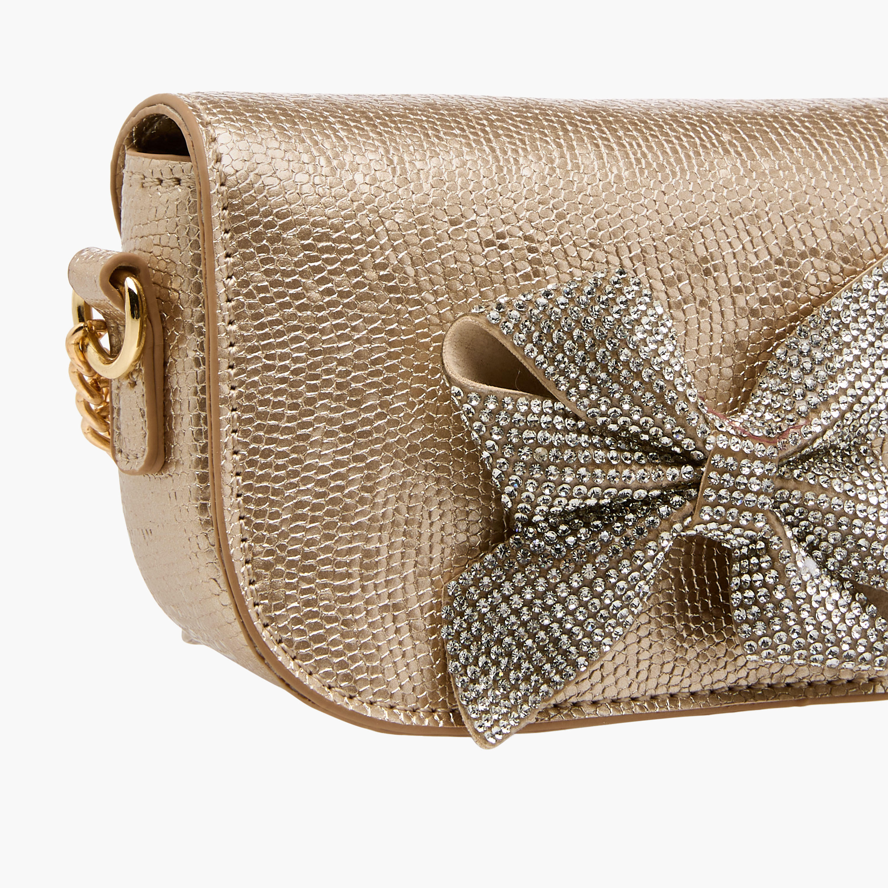Celeste Bow Embellished Crossbody Bag with Chain Strap-girls-accessories-bags-image-5