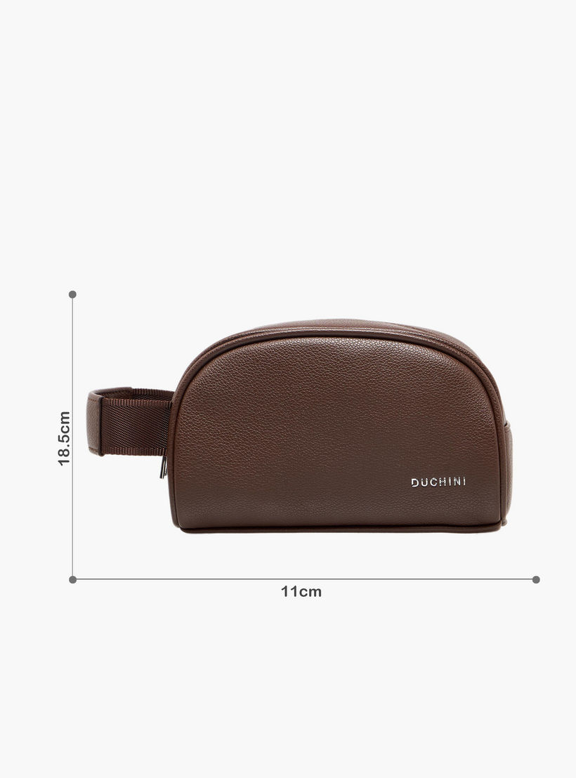 Duchini Men Solid Wrist Strap Pouch-travel-accessories-image-2