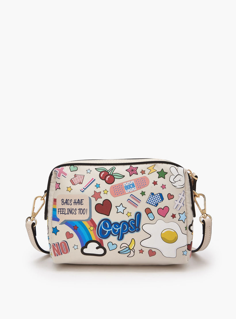 شنطة كروس بودي بطبعات وسحاب إغلاق من ميسي-women-bagsandwallets-handbags-image-5