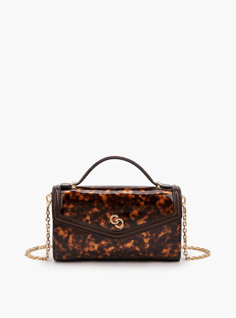 Celeste Printed Crossbody Bag with Chain Strap-women-bagsandwallets-handbags-image-1