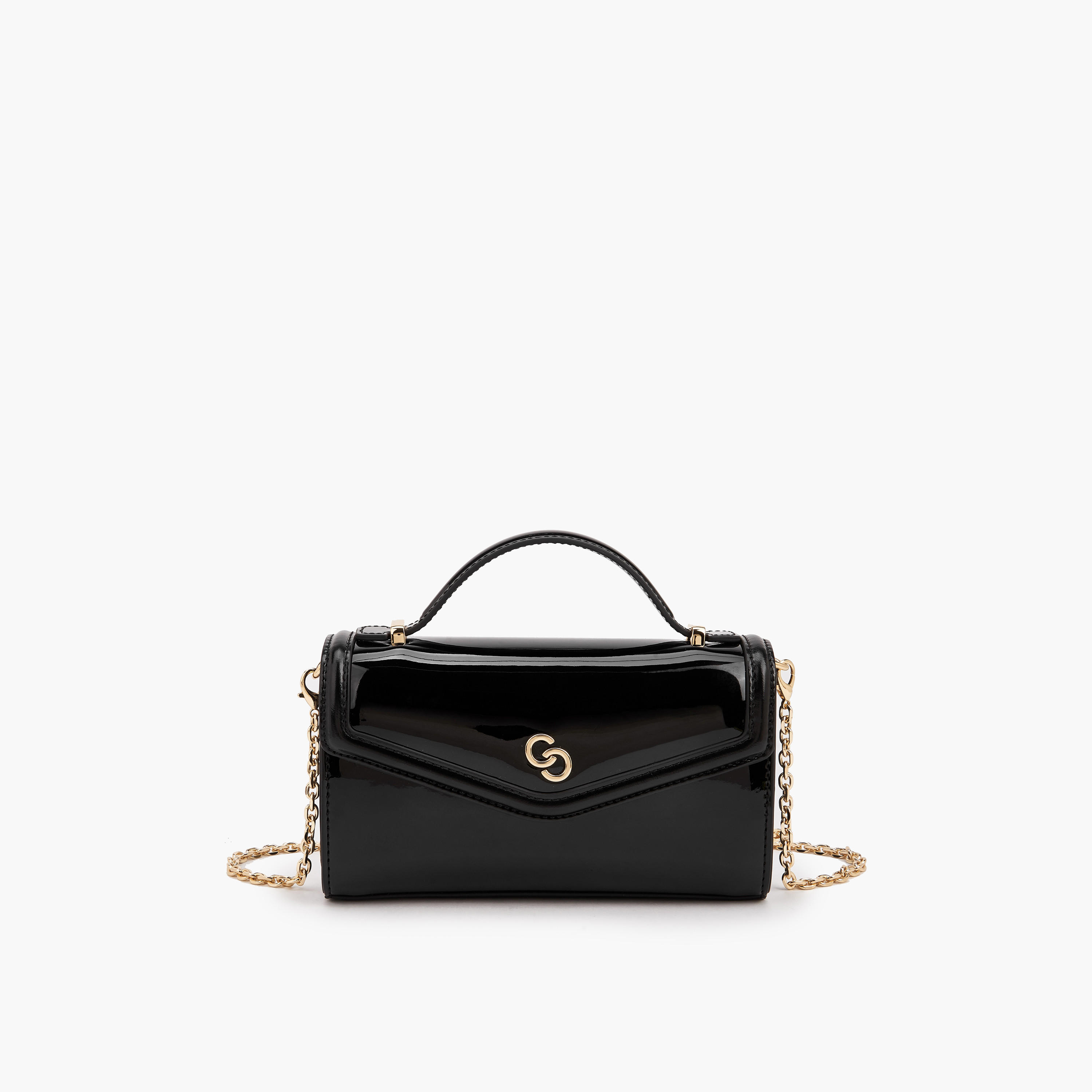 Celeste Solid Crossbody Bag with Chain Strap-women-bagsandwallets-handbags-image-1