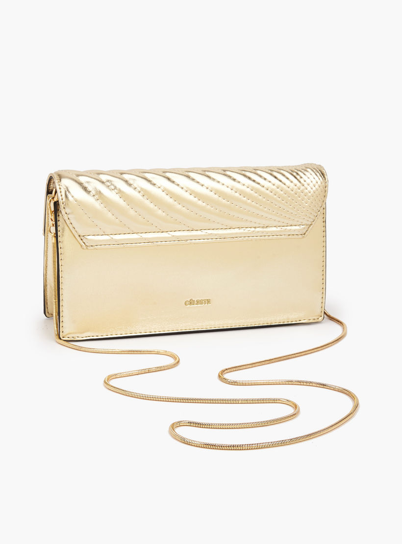 Celeste Quilted Crossbody Bag with Detachable Chain Strap-women-bagsandwallets-handbags-image-6