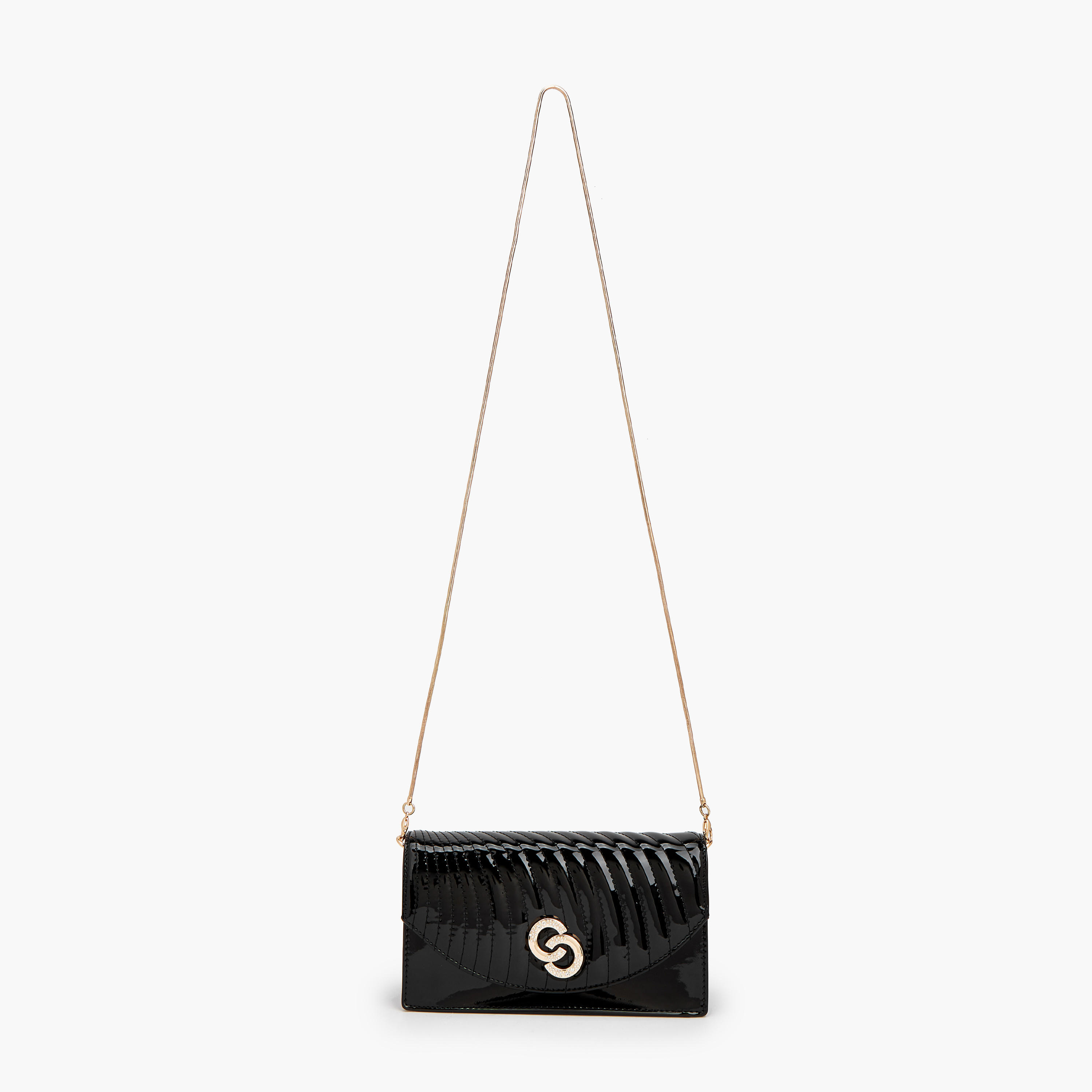 شنطة كروس بودي مبطّنة بسلسلة معدنية قابلة للفصل من سيليست-women-bagsandwallets-handbags-image-3