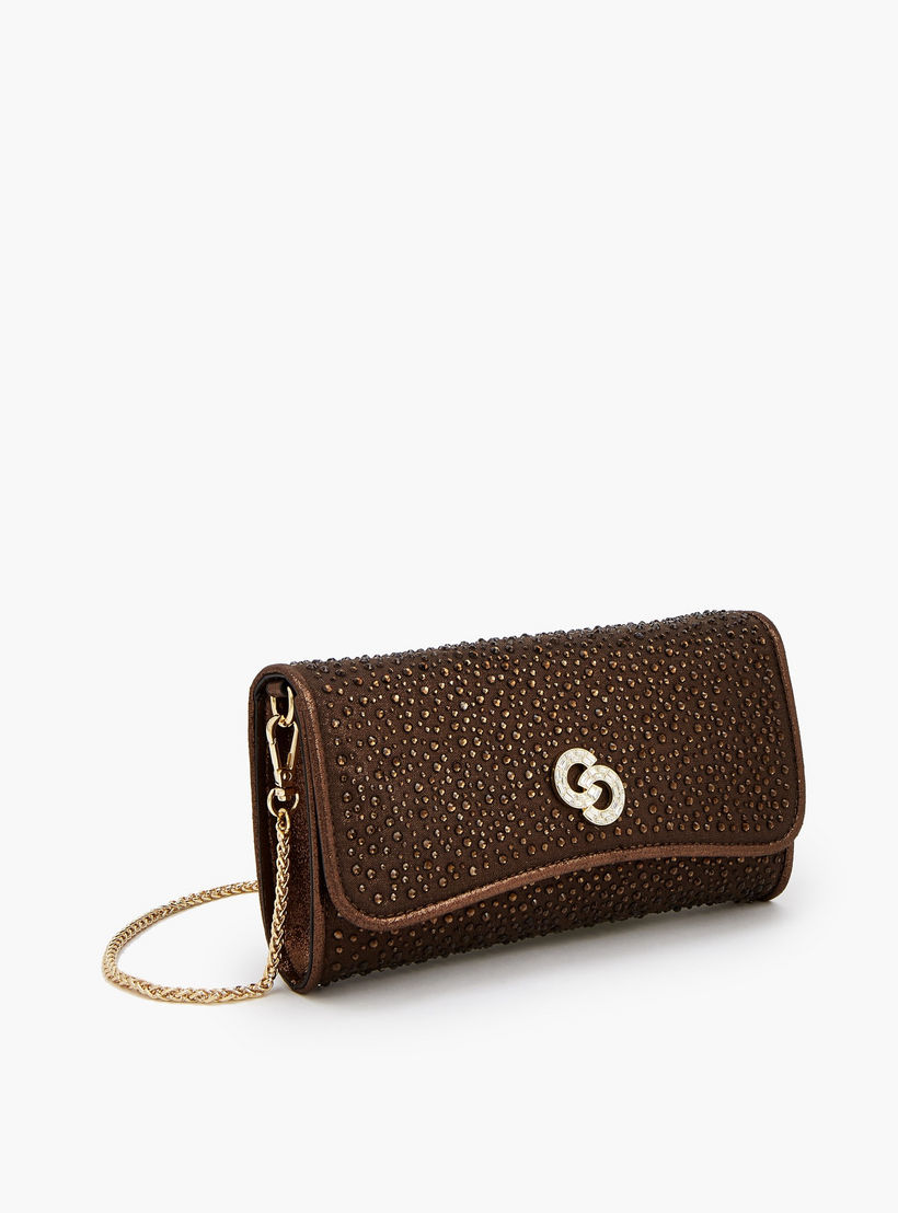 شنطة كروسبودي مزينة بحزام سلسلة قابل للفصل من سيليست-women-bagsandwallets-handbags-image-3