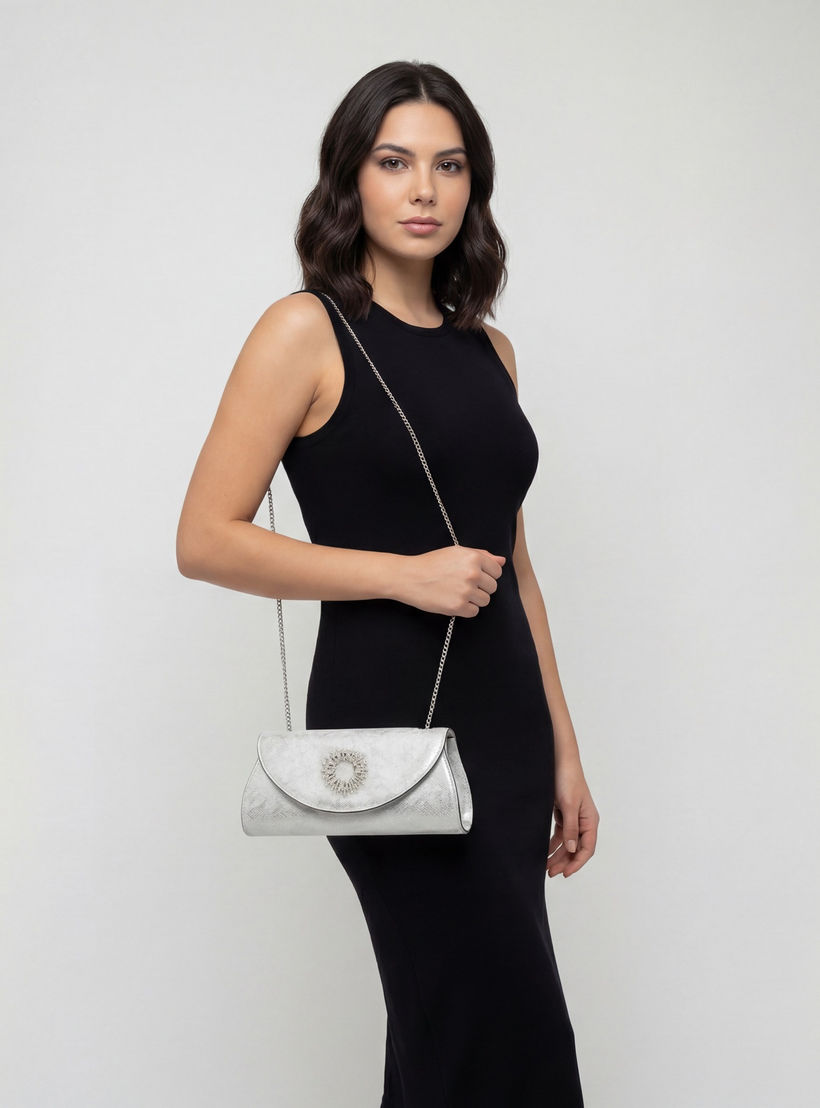 Celeste Embellished Crossbody Bag with Chain Strap-women-bagsandwallets-handbags-image-2