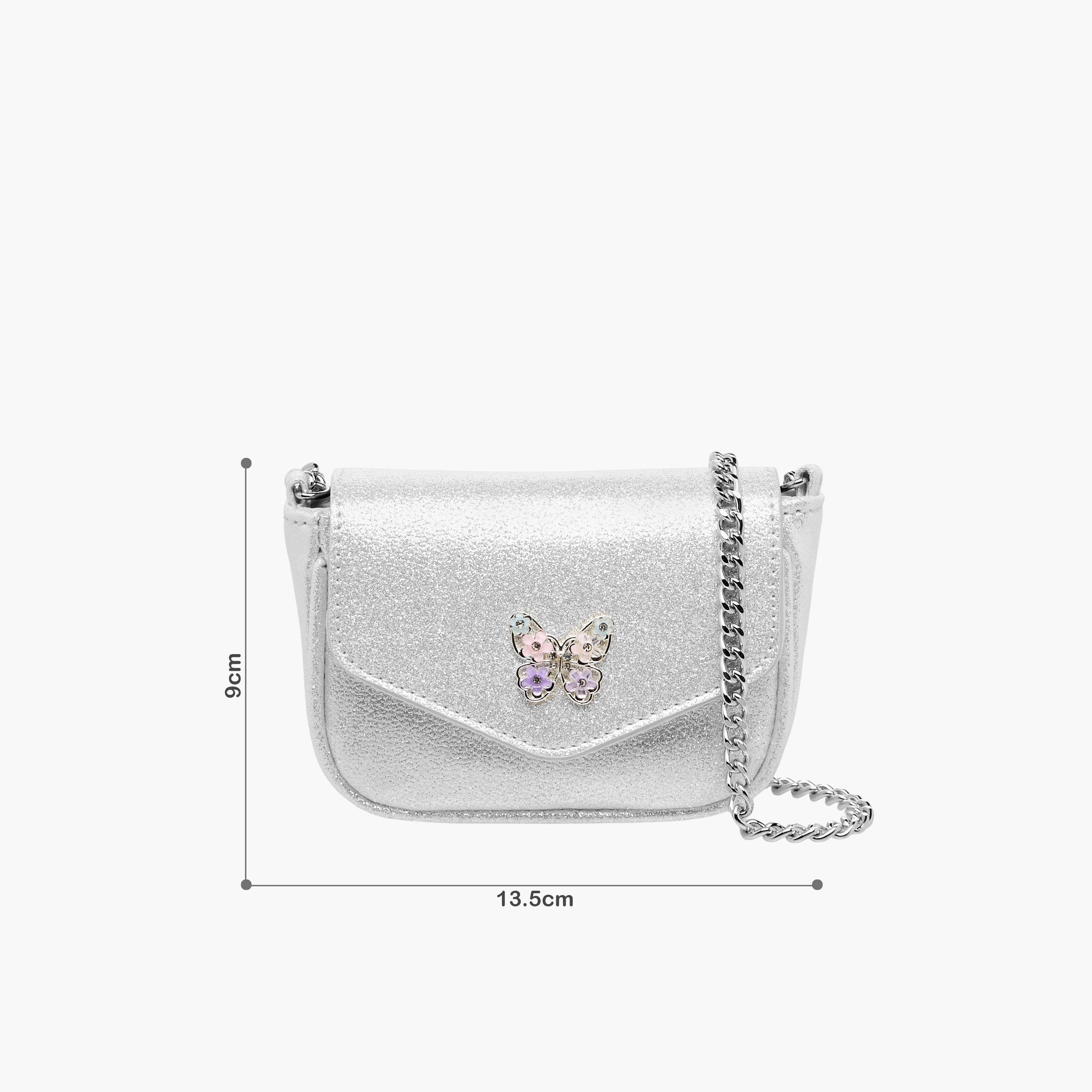شنطة كروس بودي مزينة بحزام سلسلة من سيليست-girls-accessories-bags-image-2