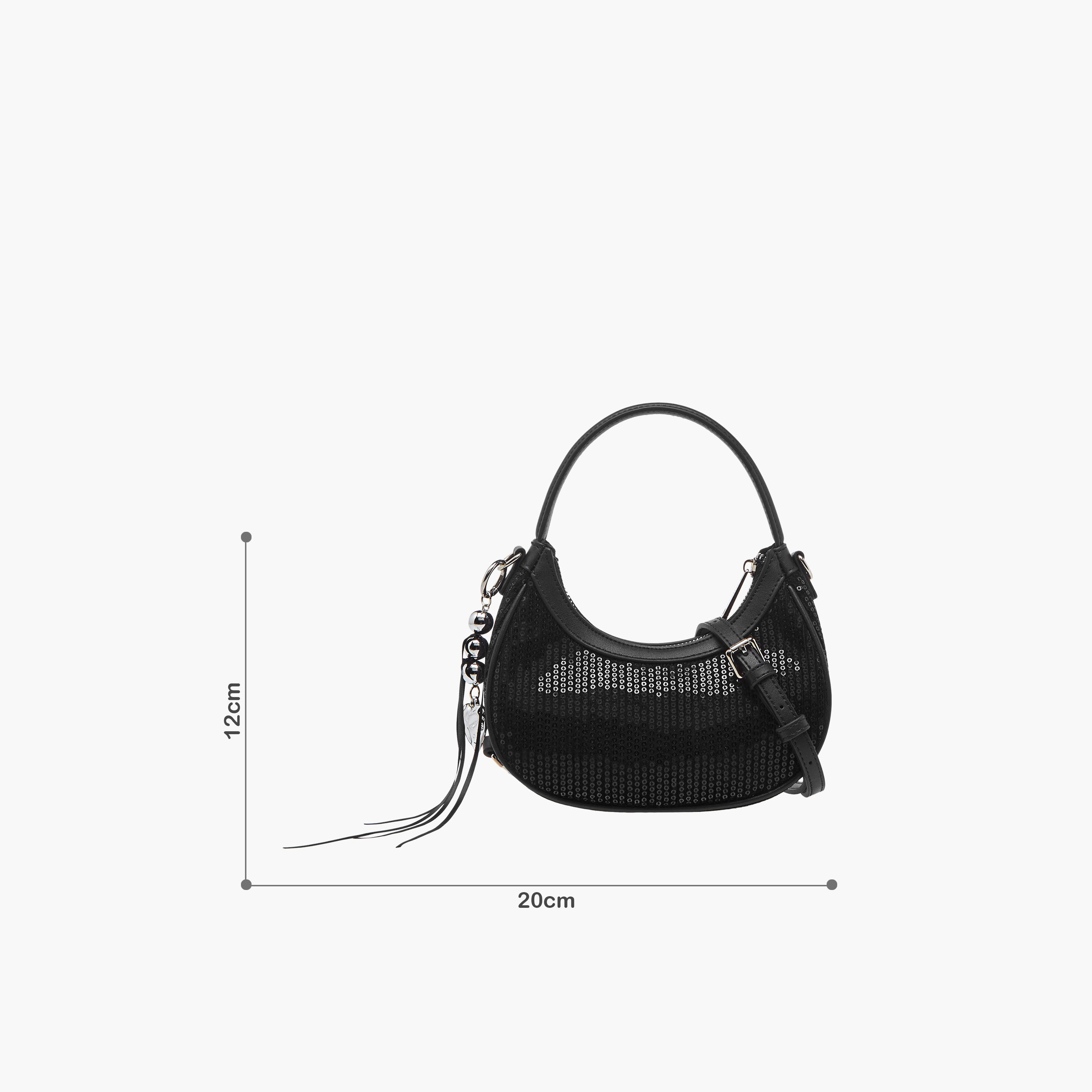 Missy Sequined Shoulder Bag with Detachable Strap-women-bagsandwallets-handbags-image-2