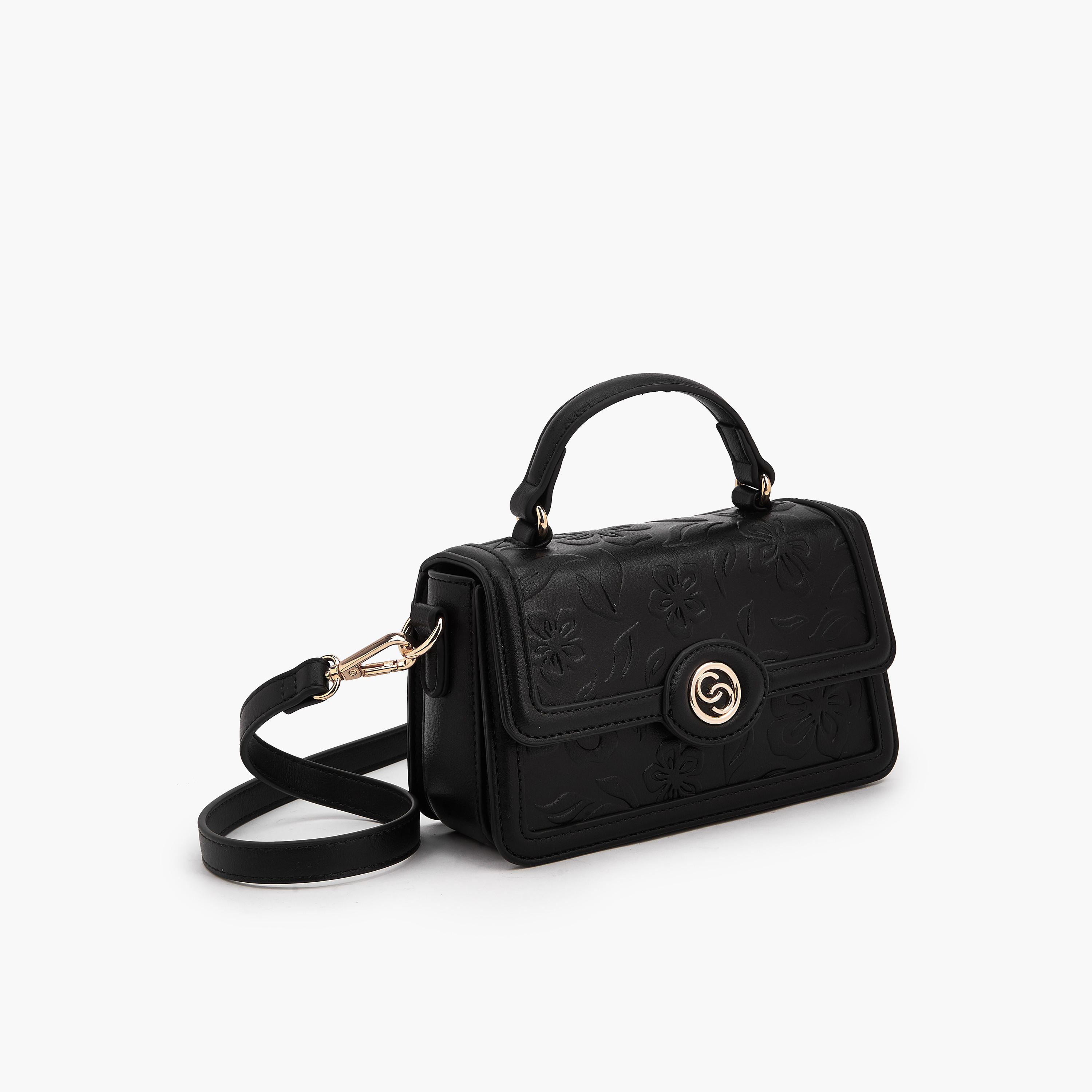 شنطة ساتشيل بنقوش زهرية وبمقبض من سيليست-women-bagsandwallets-handbags-image-3