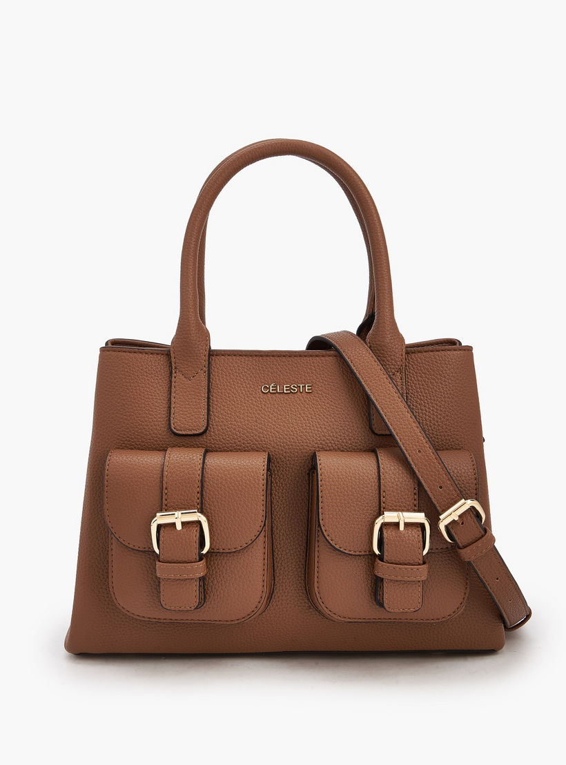Celeste Solid Tote Bag with Handles-women-bagsandwallets-handbags-image-1