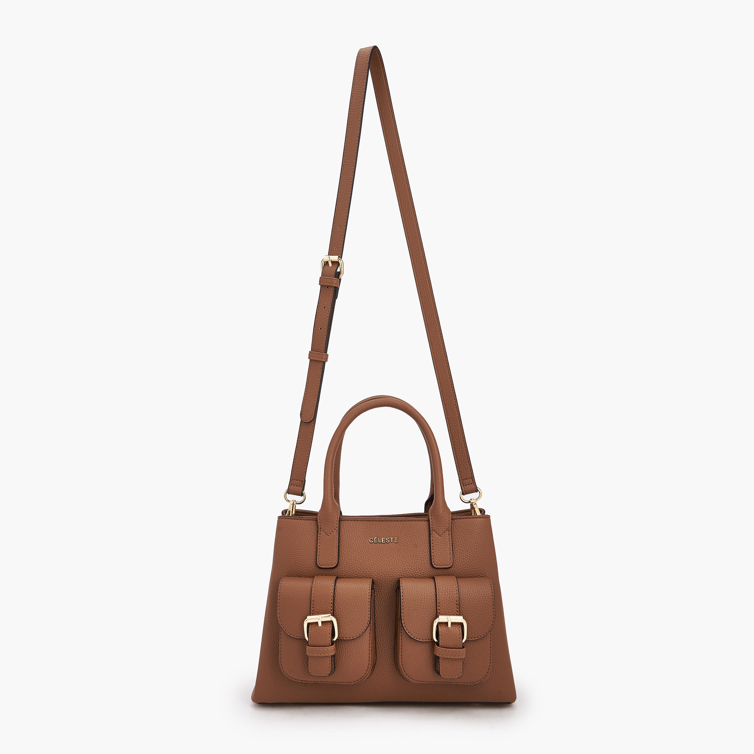 Celeste Solid Tote Bag with Handles-women-bagsandwallets-handbags-image-3