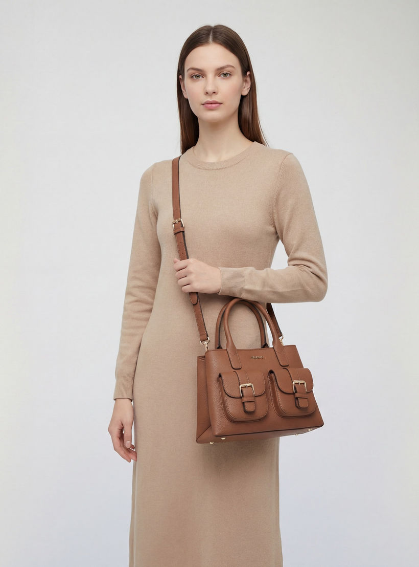 Celeste Solid Tote Bag with Handles-women-bagsandwallets-handbags-image-2