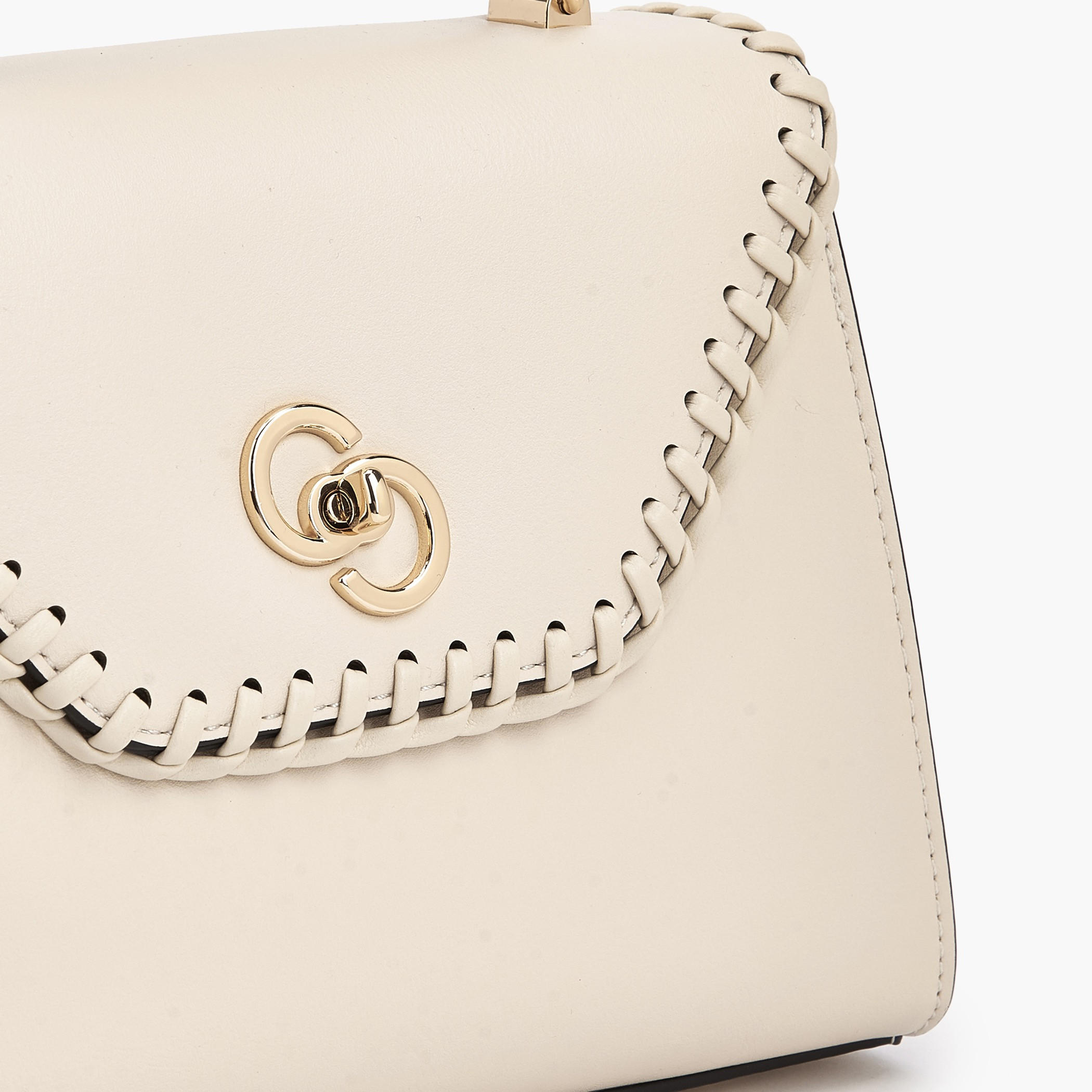 Celeste Stitch Design Satchel Bag with Twist Lock Closure-women-bagsandwallets-handbags-image-4