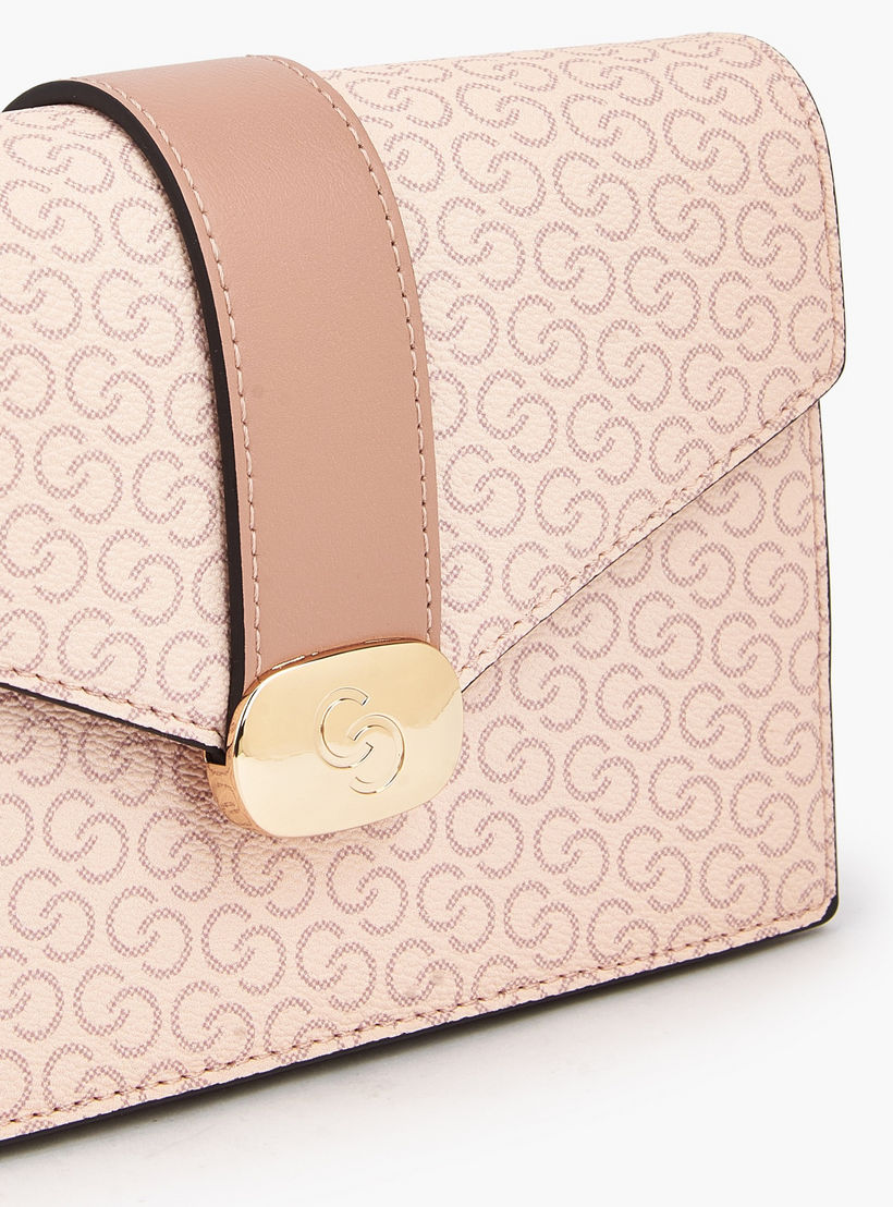 Celeste Monogram Print Crossbody Bag with Chain Strap-women-bagsandwallets-handbags-image-5
