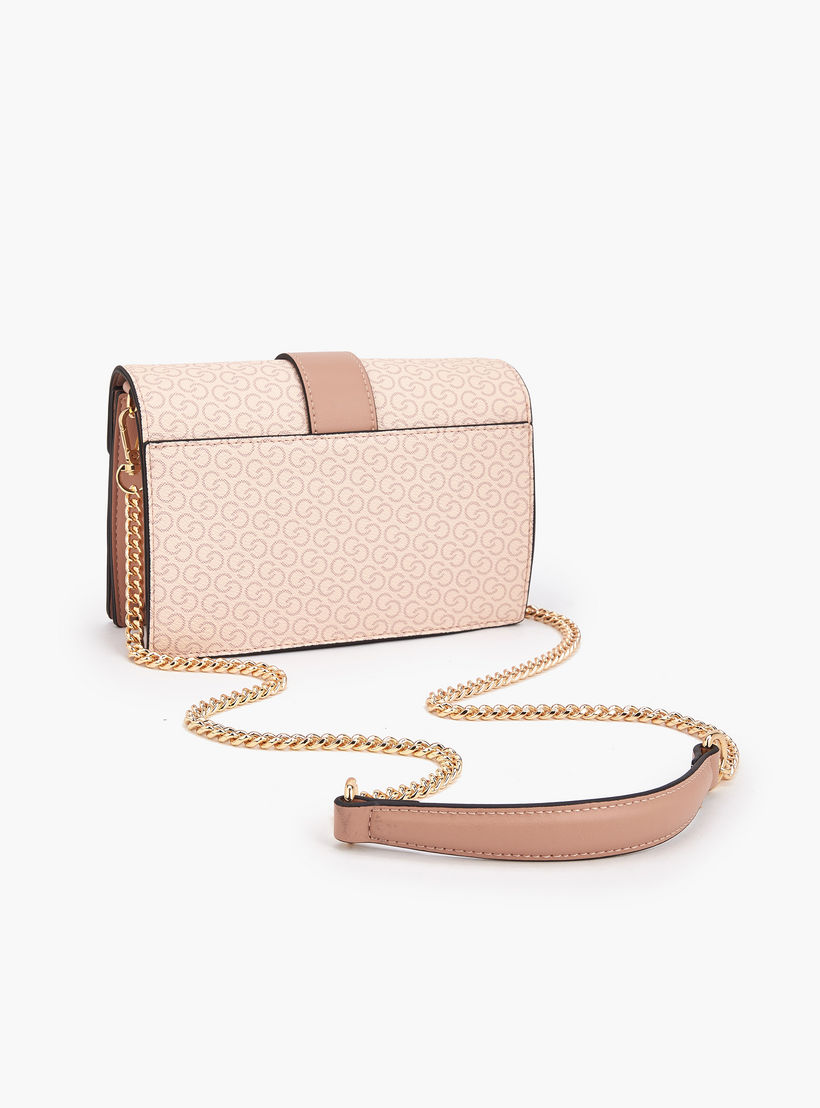 Celeste Monogram Print Crossbody Bag with Chain Strap-women-bagsandwallets-handbags-image-6