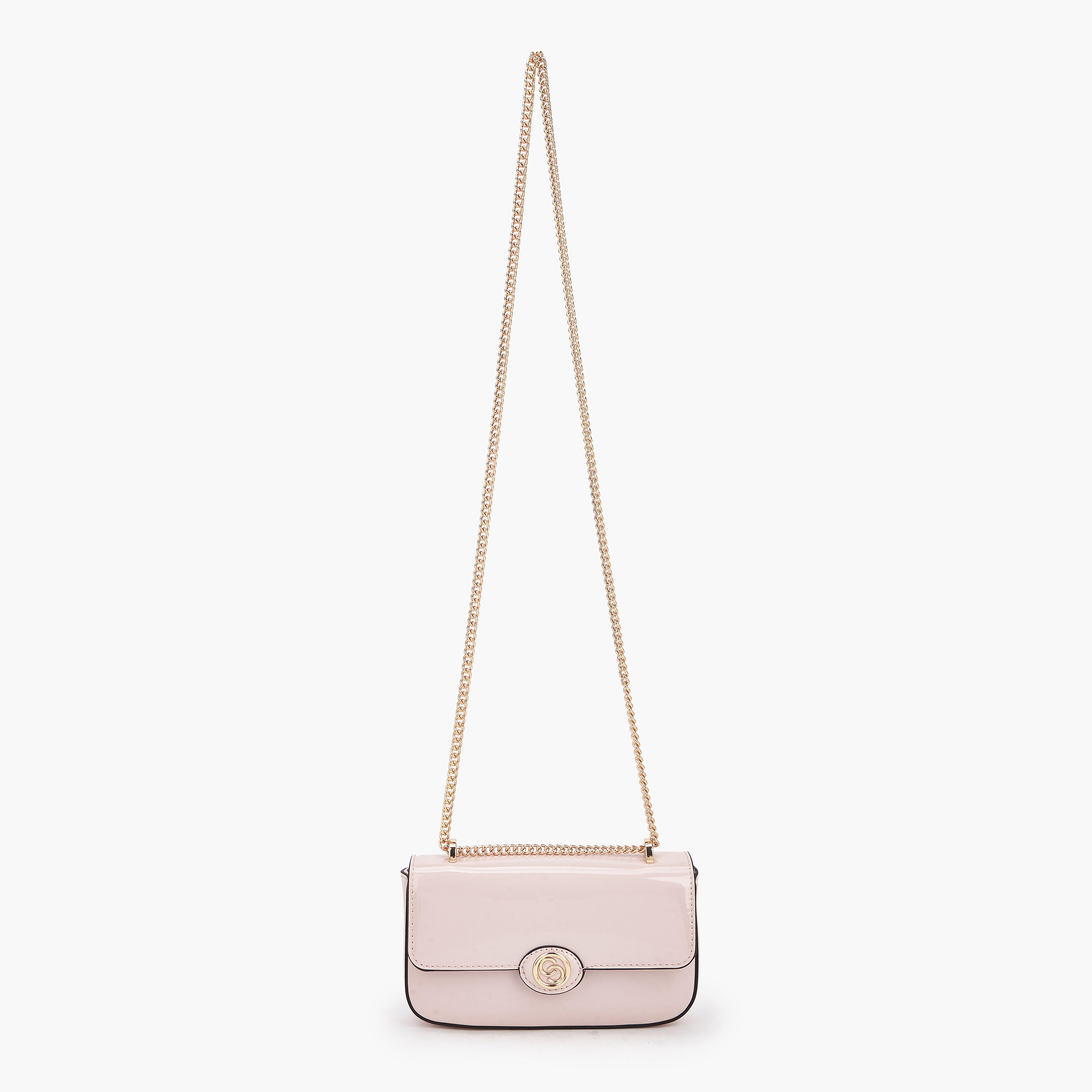Celeste Solid Crossbody Bag with Chain Strap-women-bagsandwallets-handbags-image-3