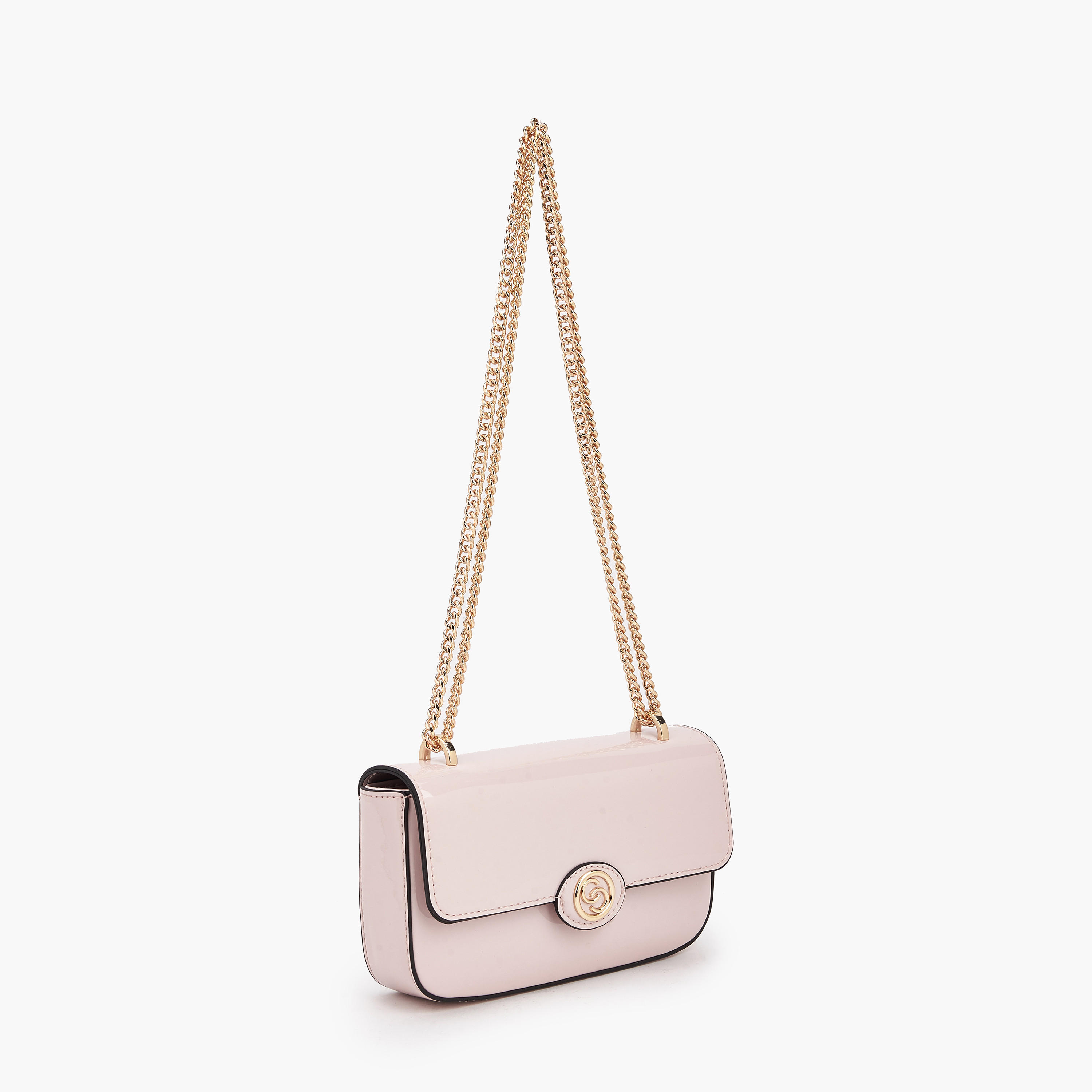 Celeste Solid Crossbody Bag with Chain Strap-women-bagsandwallets-handbags-image-4