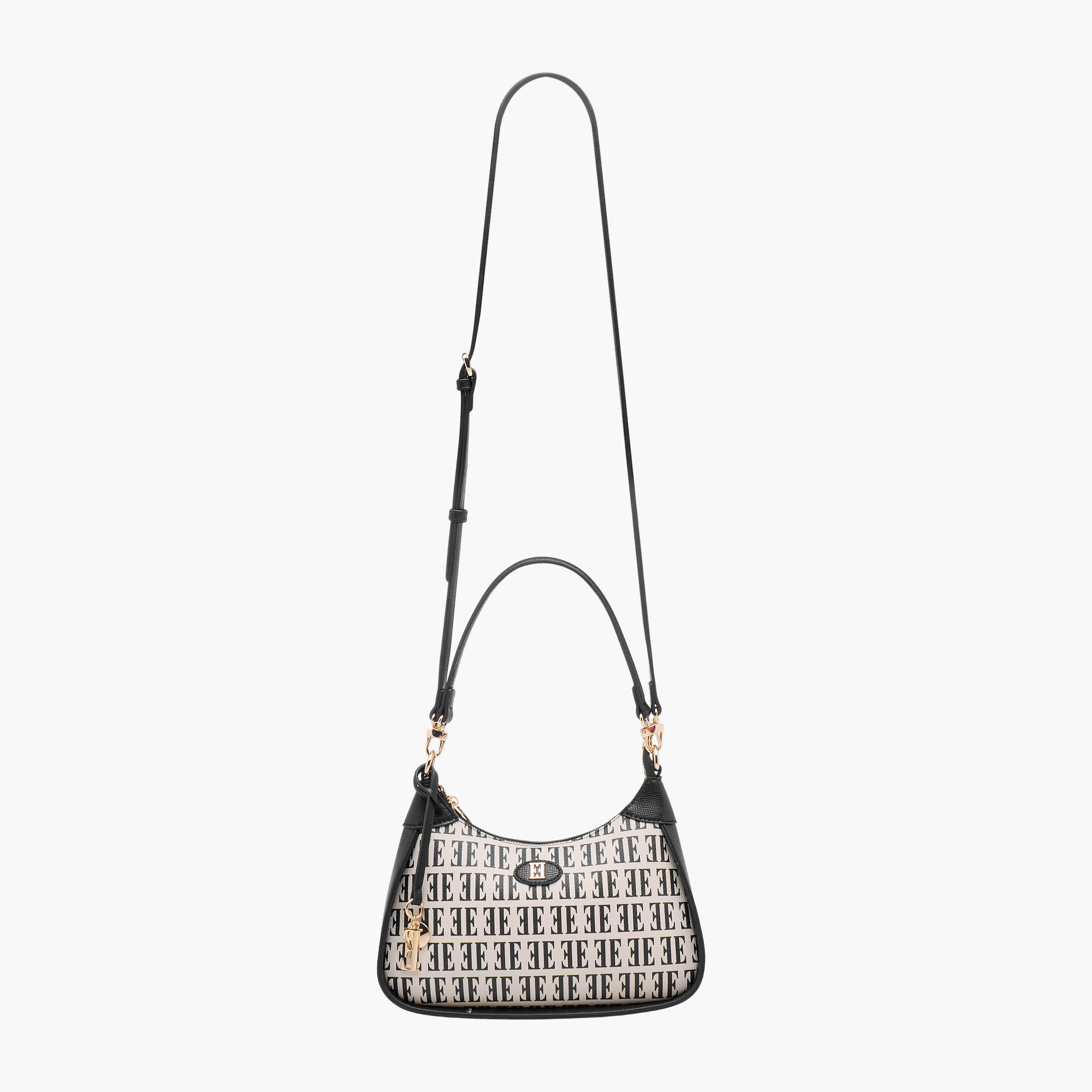 شنطة كتف بحزام قابل للفصل وطبعات مونوجرام من إيل-women-bagsandwallets-handbags-image-4