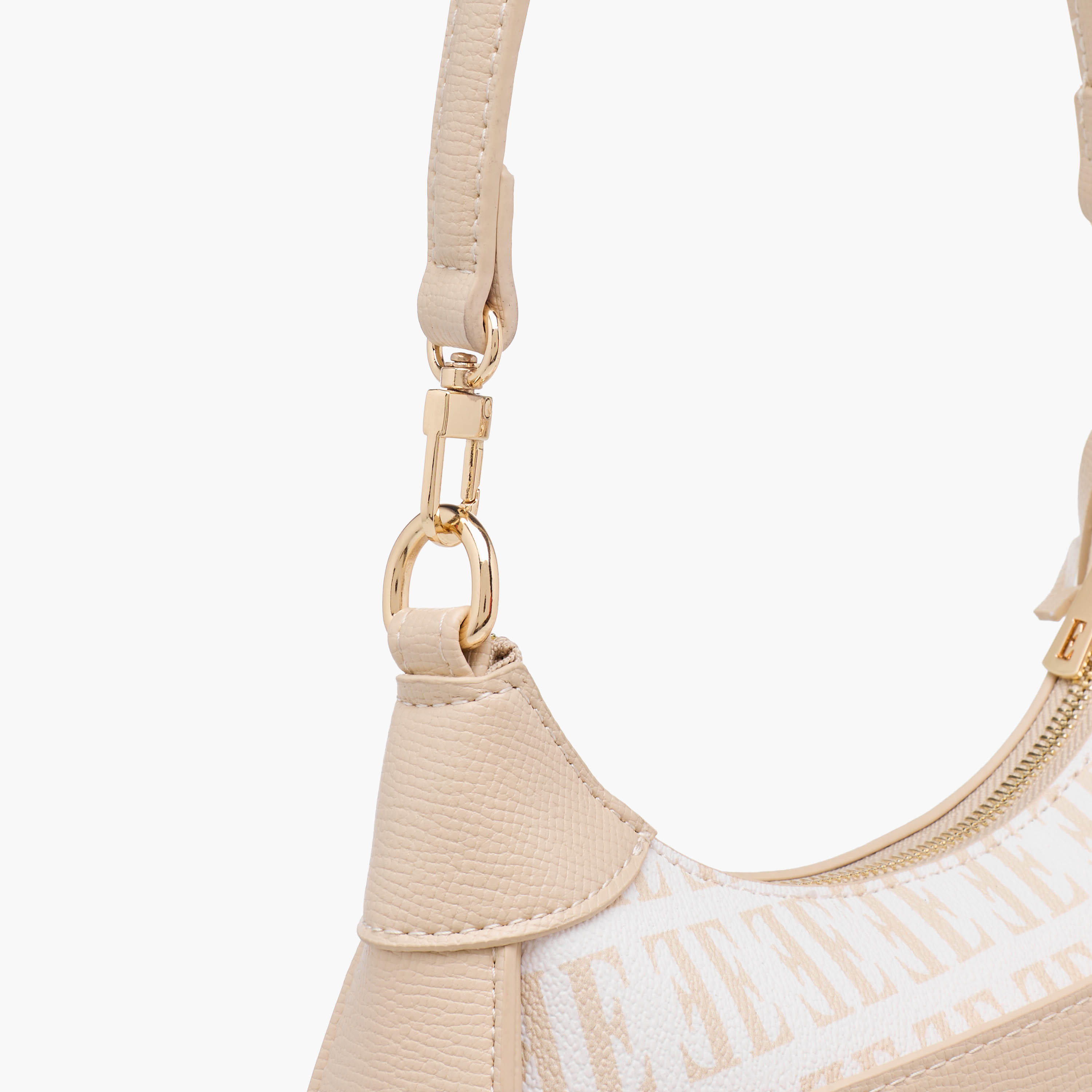 Elle Monogram Print Shoulder Bag with Detachable Strap-women-bagsandwallets-handbags-image-8