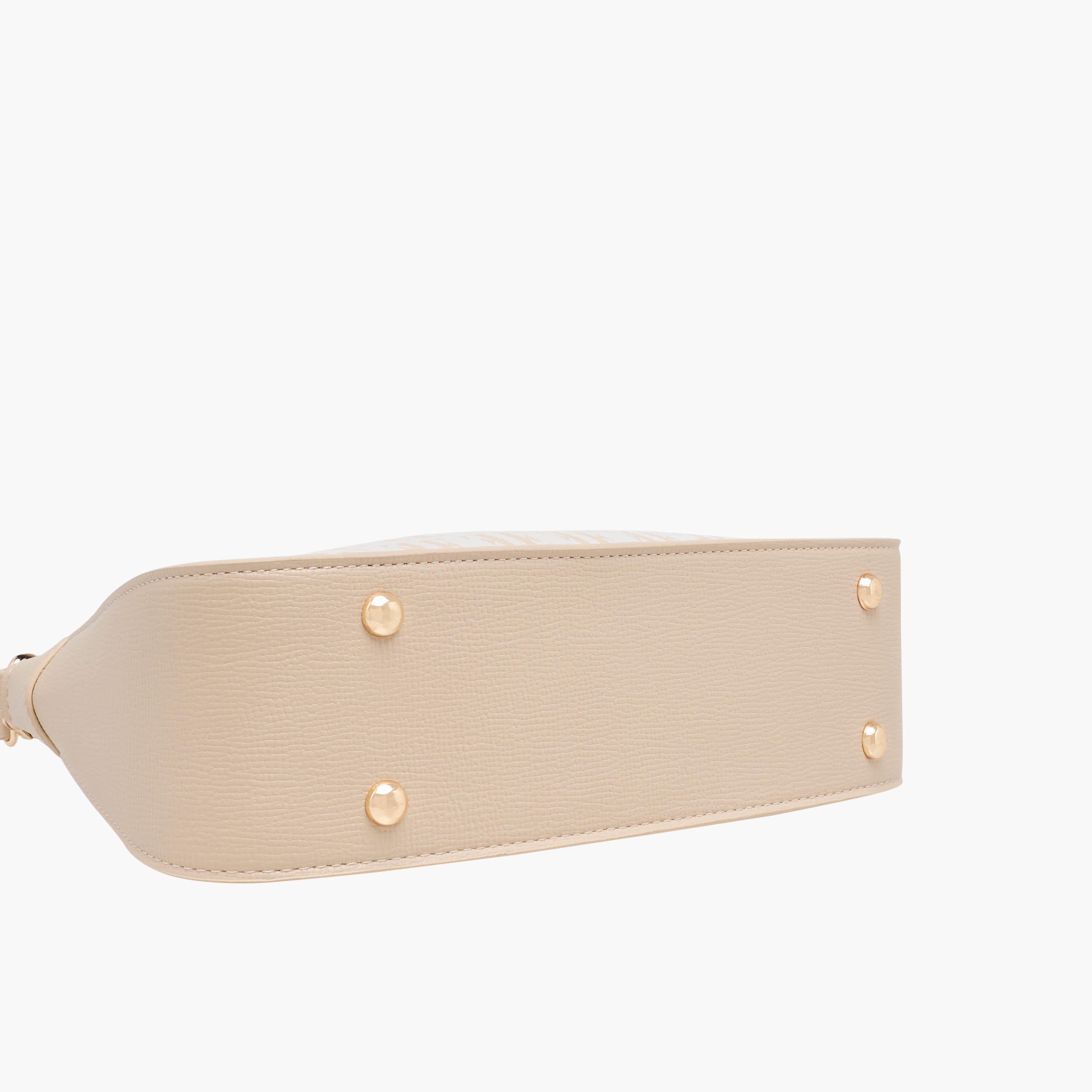 Elle Monogram Print Shoulder Bag with Detachable Strap-women-bagsandwallets-handbags-image-9