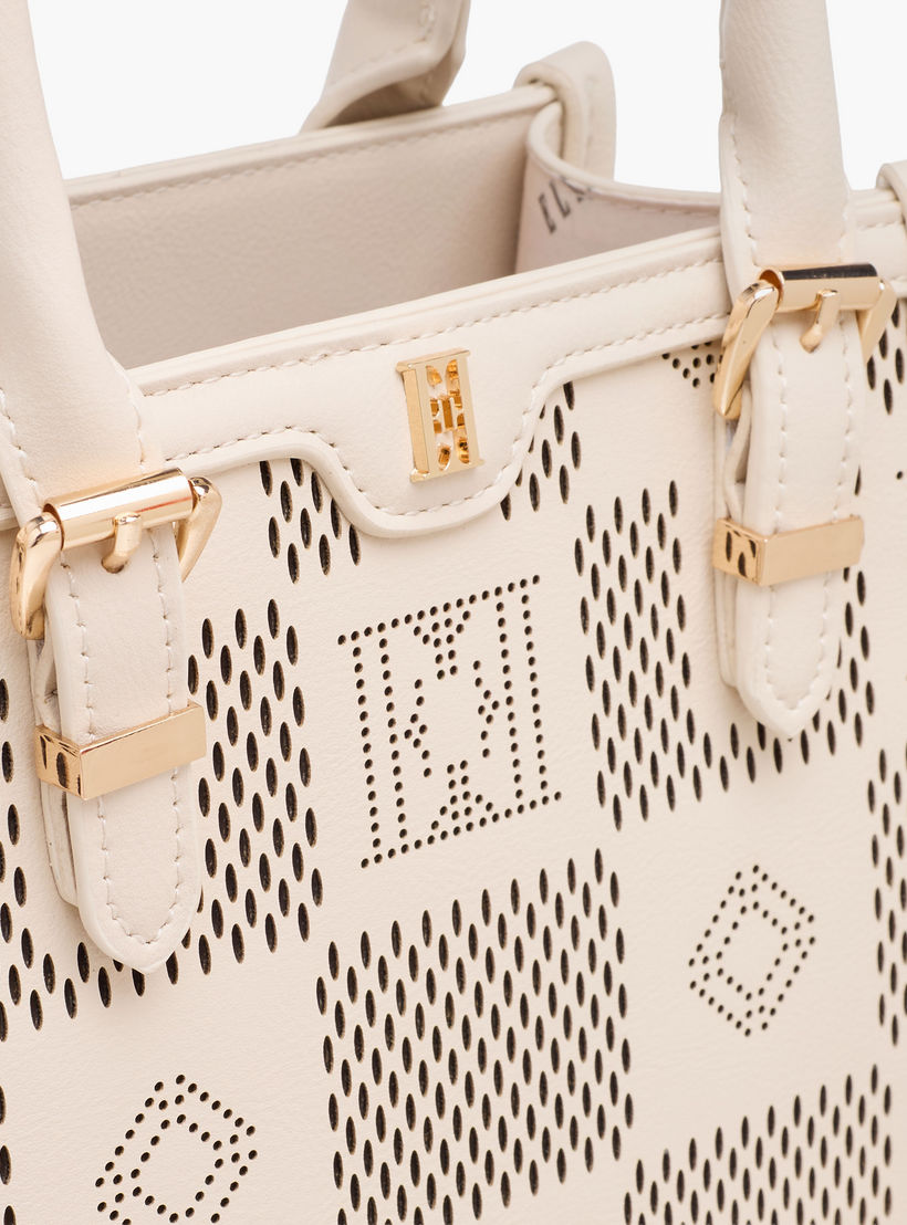 Elle Textured Tote Bag with Detachable Strap-women-bagsandwallets-handbags-image-6