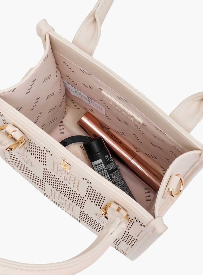 Elle Textured Tote Bag with Detachable Strap-women-bagsandwallets-handbags-image-9