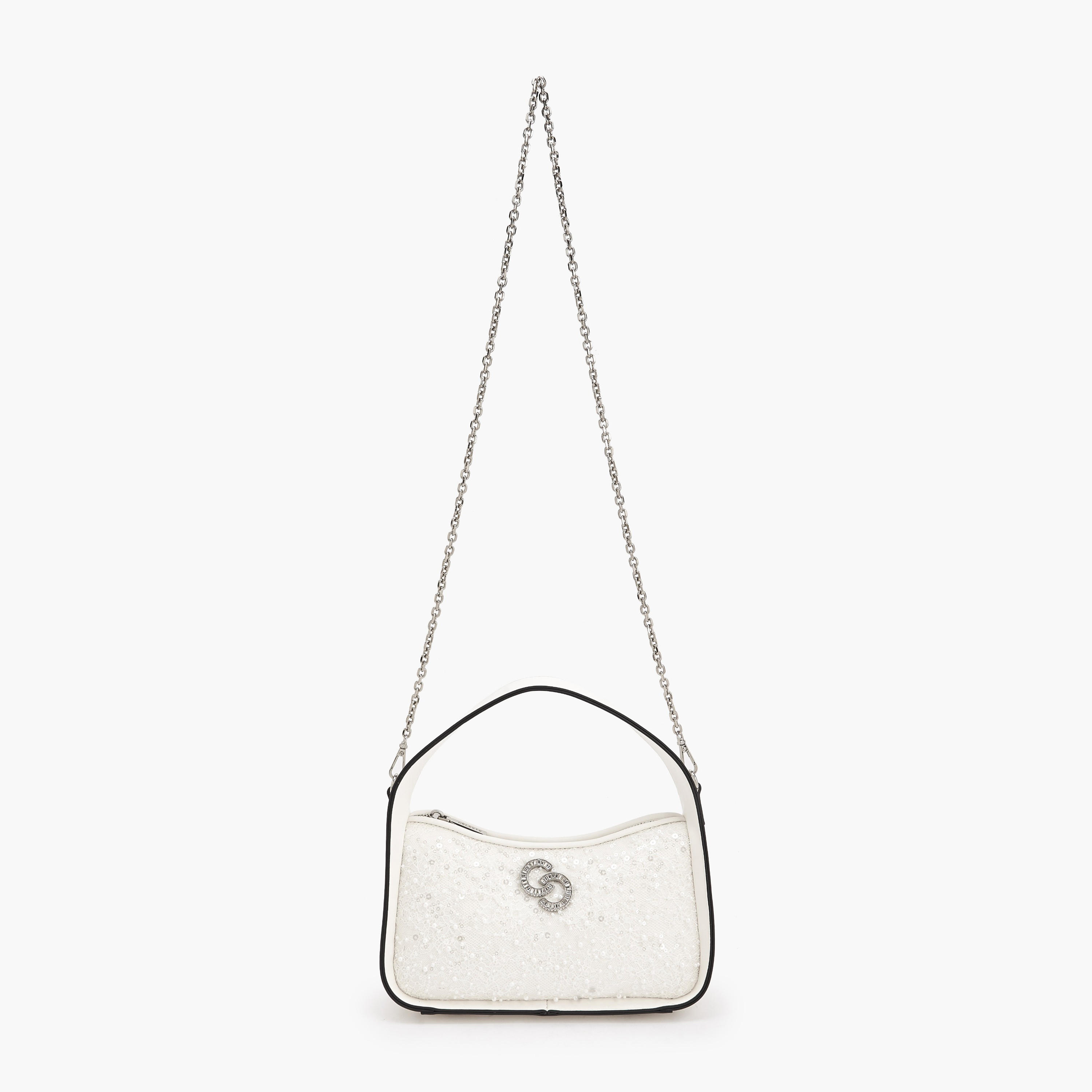شنطة كتف مزينة بالترتر بسحاب إغلاق من سيليست-women-bagsandwallets-handbags-image-3