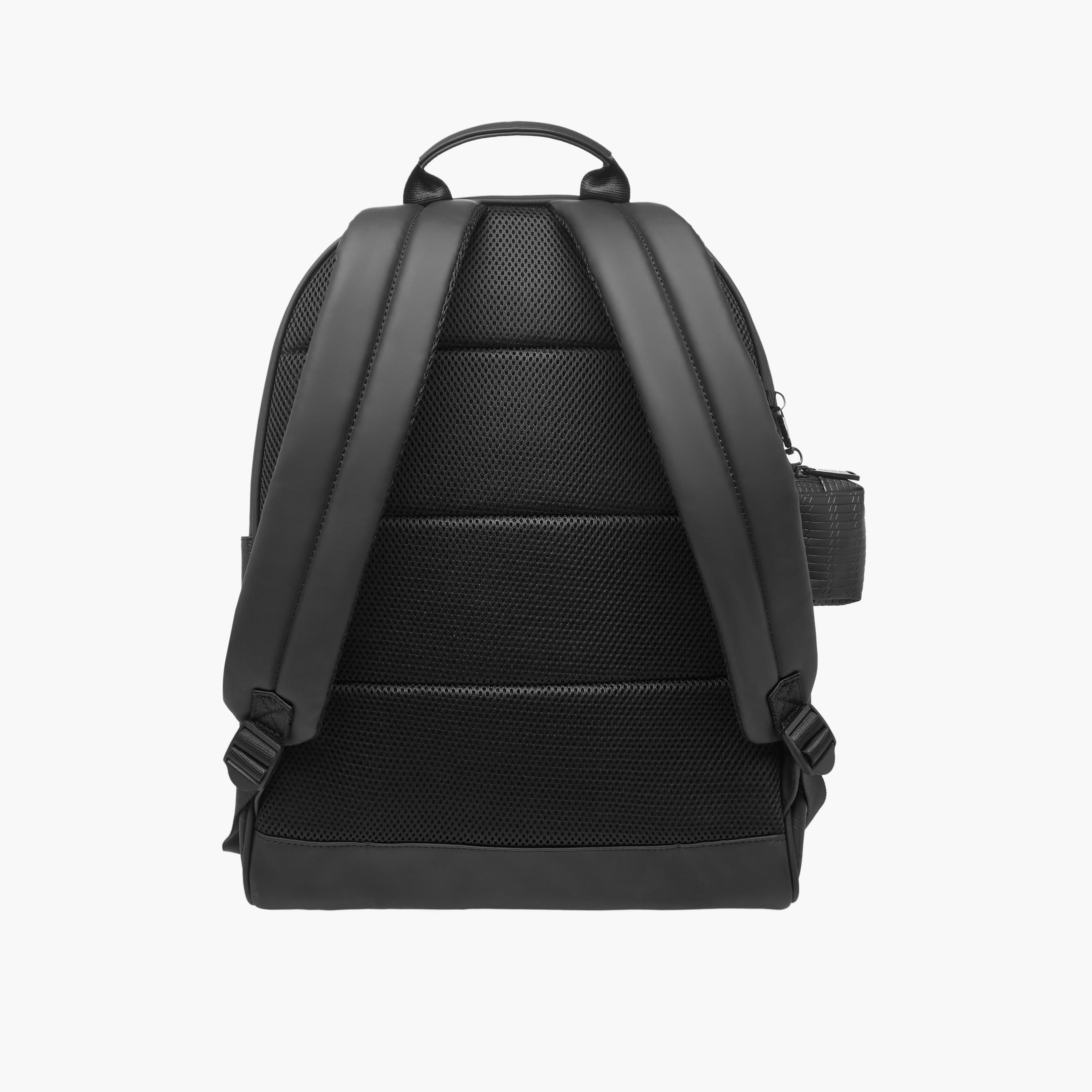 Lee Cooper Solid Backpack with Adjustable Shoulder Straps-men-bags-image-4