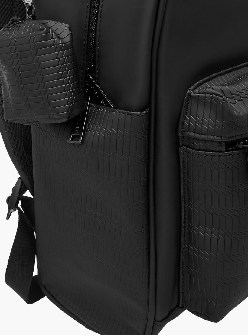 Lee Cooper Solid Backpack with Adjustable Shoulder Straps-men-bags-image-6