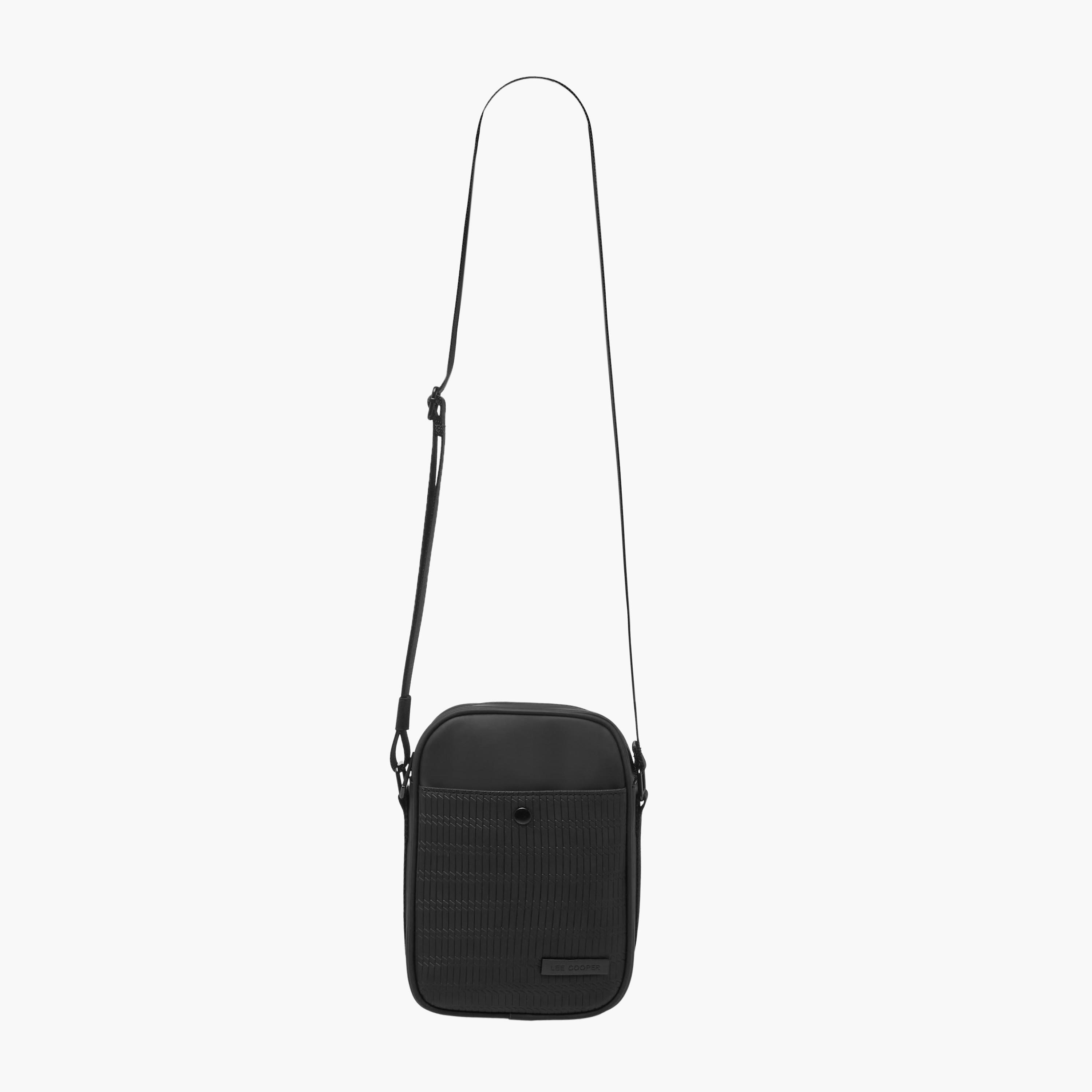 Lee Cooper Textured Crossbody Bag with Zip Closure-travel-accessories-image-3