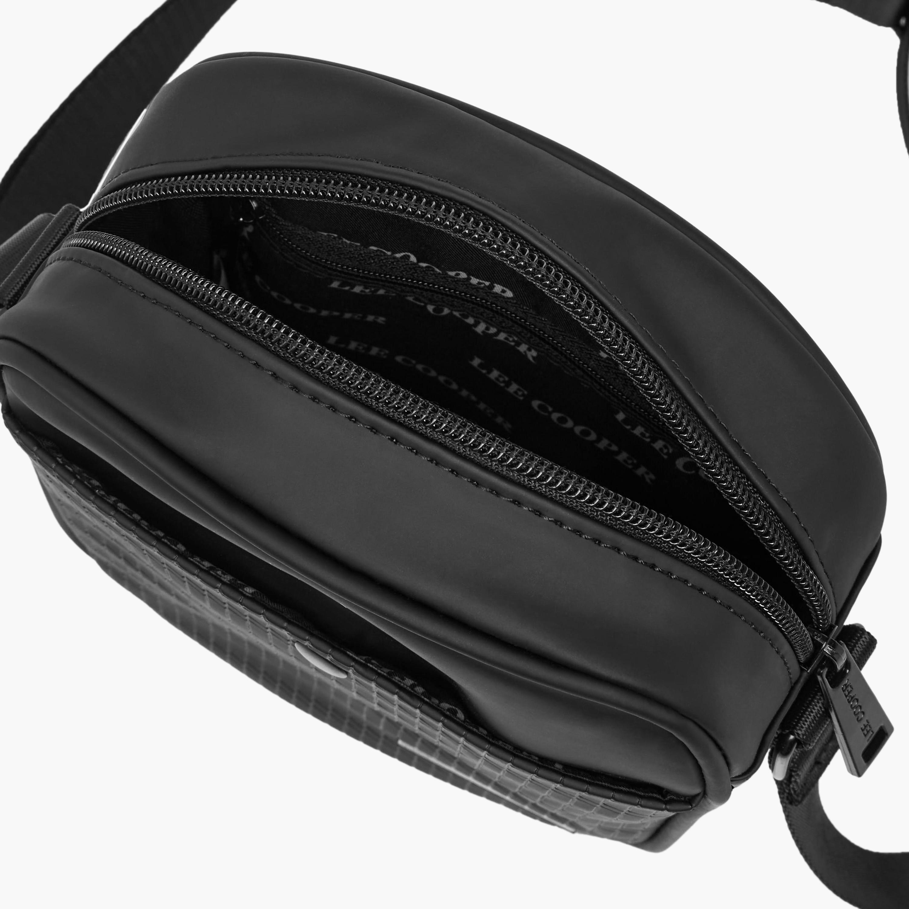 Lee Cooper Textured Crossbody Bag with Zip Closure-travel-accessories-image-8