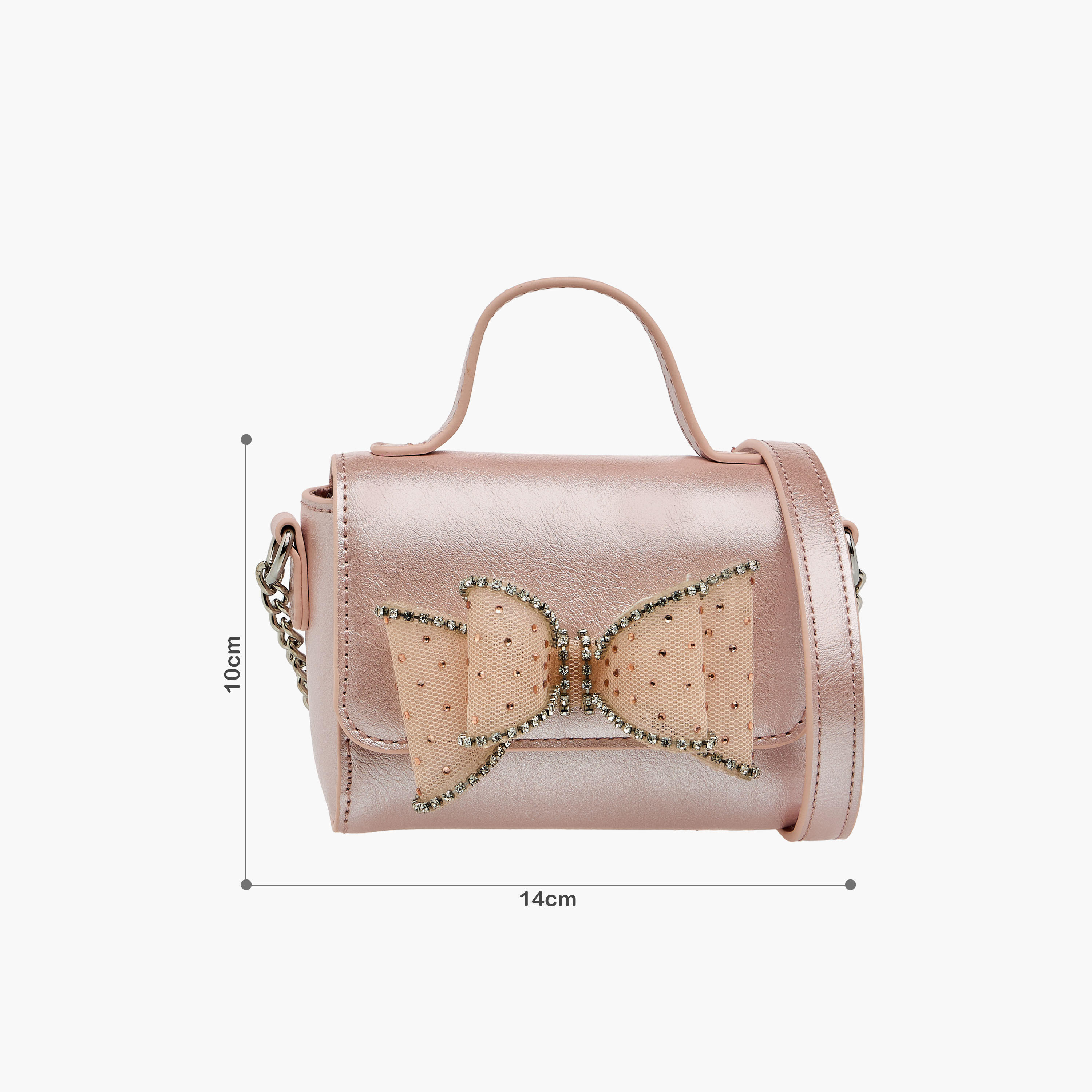 شنطة كروس بودي مزينة بحزام سلسلة من سيليست-girls-accessories-bags-image-2