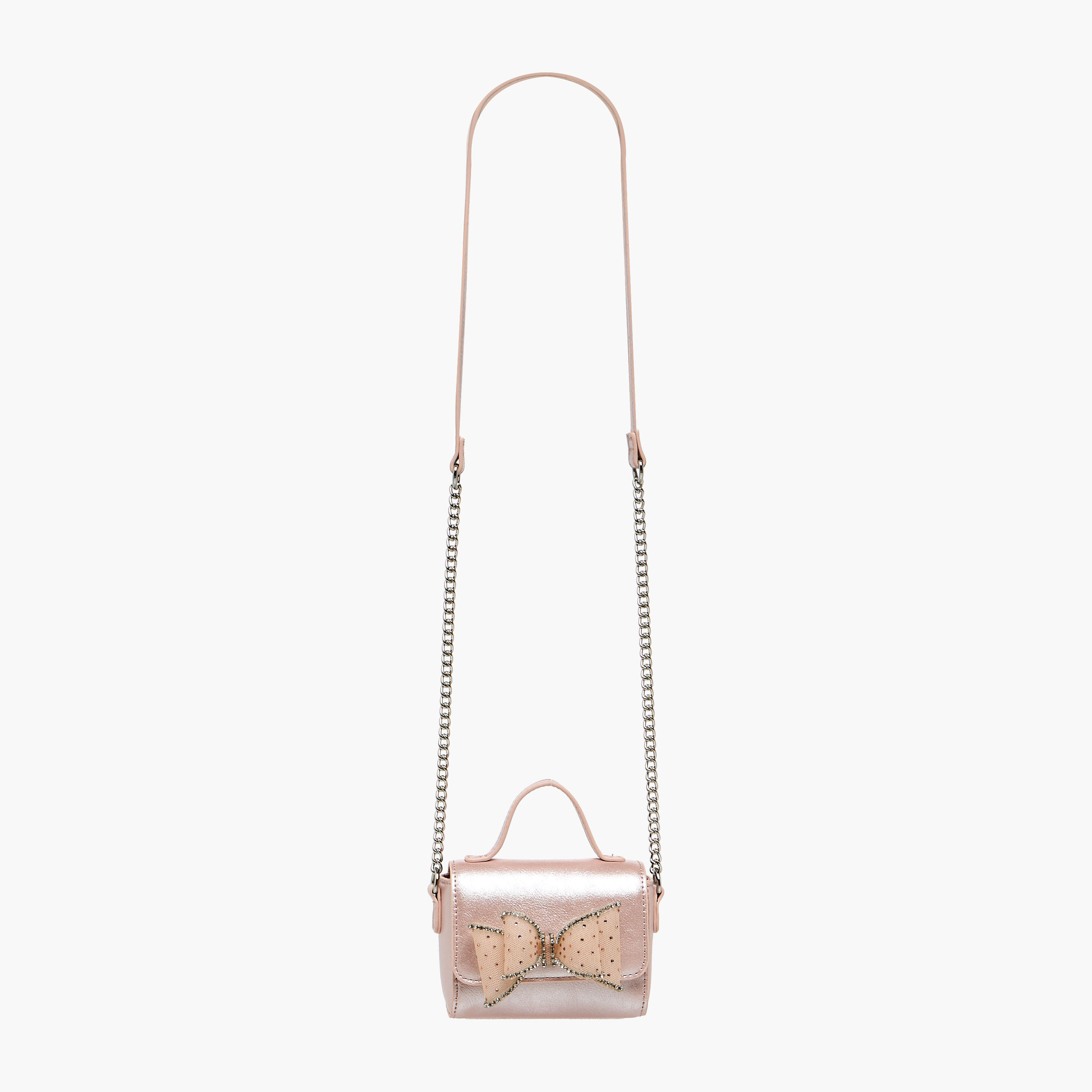شنطة كروس بودي مزينة بحزام سلسلة من سيليست-girls-accessories-bags-image-3