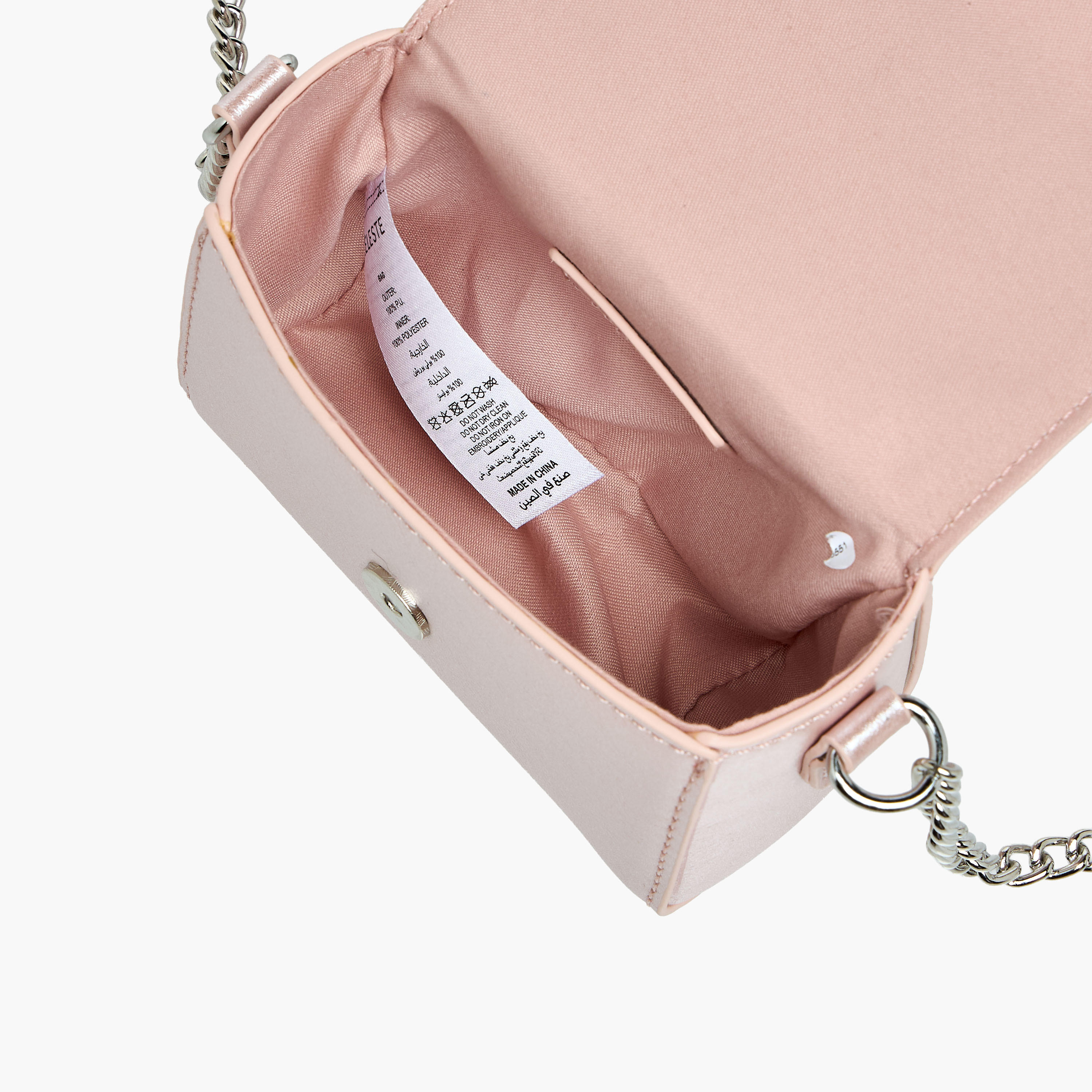 شنطة كروس بودي مزينة بحزام سلسلة من سيليست-girls-accessories-bags-image-8