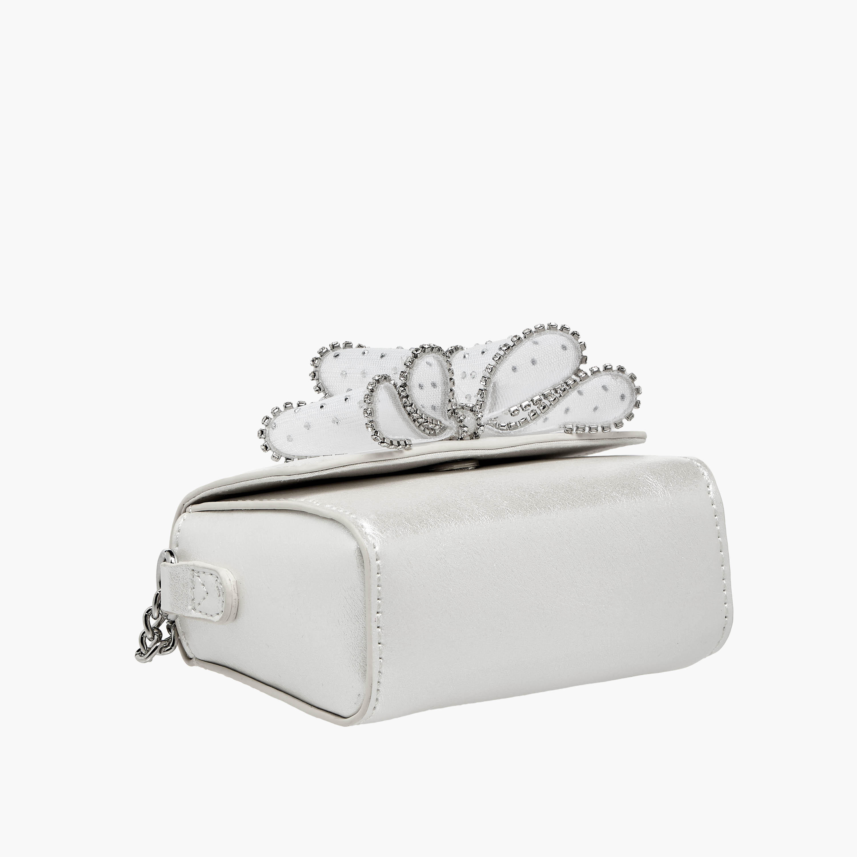 Celeste Bow Embellished Crossbody Bag with Chain Strap-girls-accessories-bags-image-6