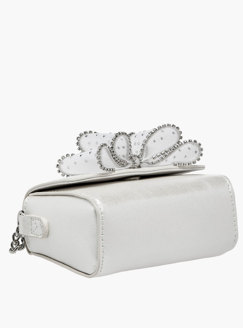 Celeste Bow Embellished Crossbody Bag with Chain Strap-girls-accessories-bags-image-6