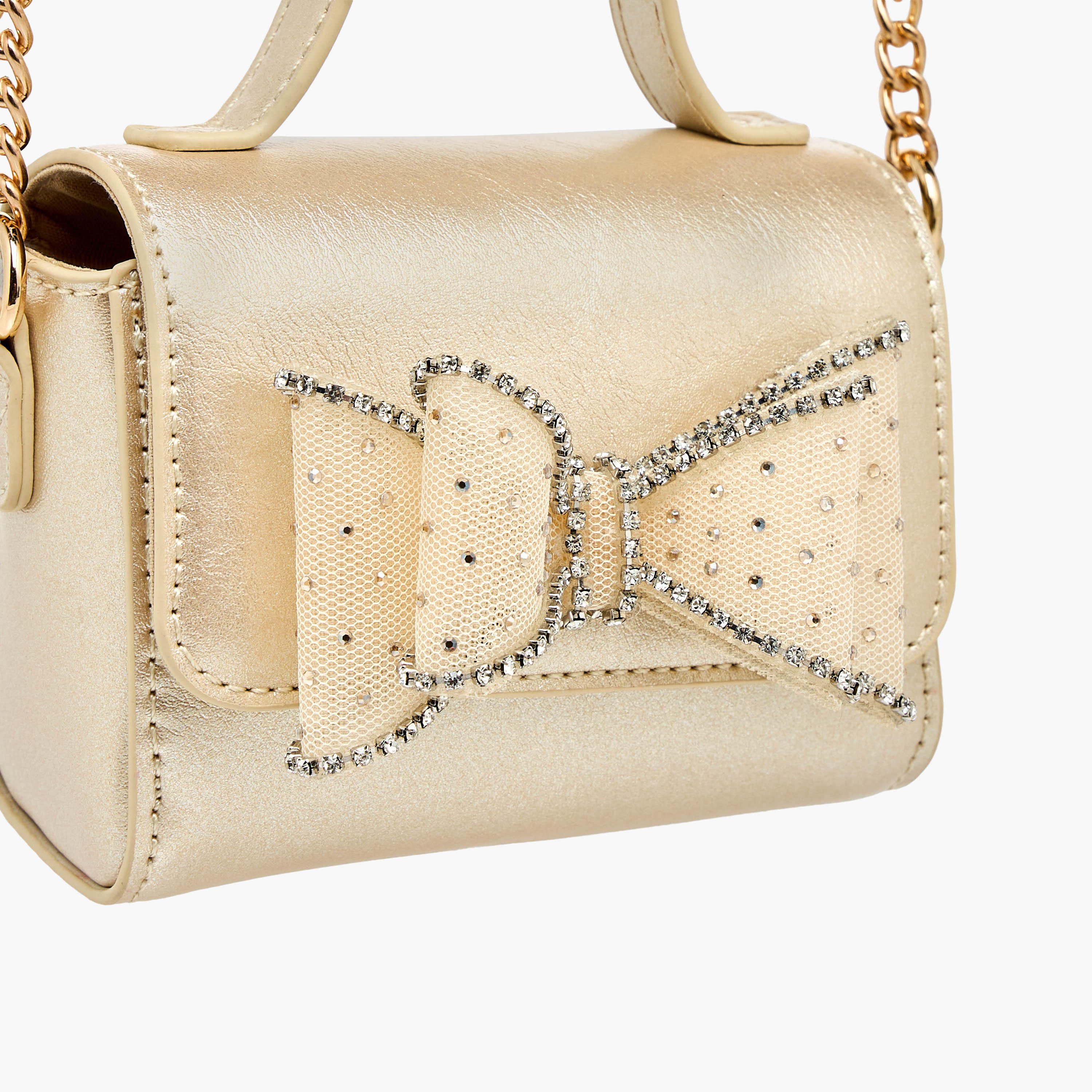 شنطة كروس بودي مزينة بحزام سلسلة من سيليست-girls-accessories-bags-image-4