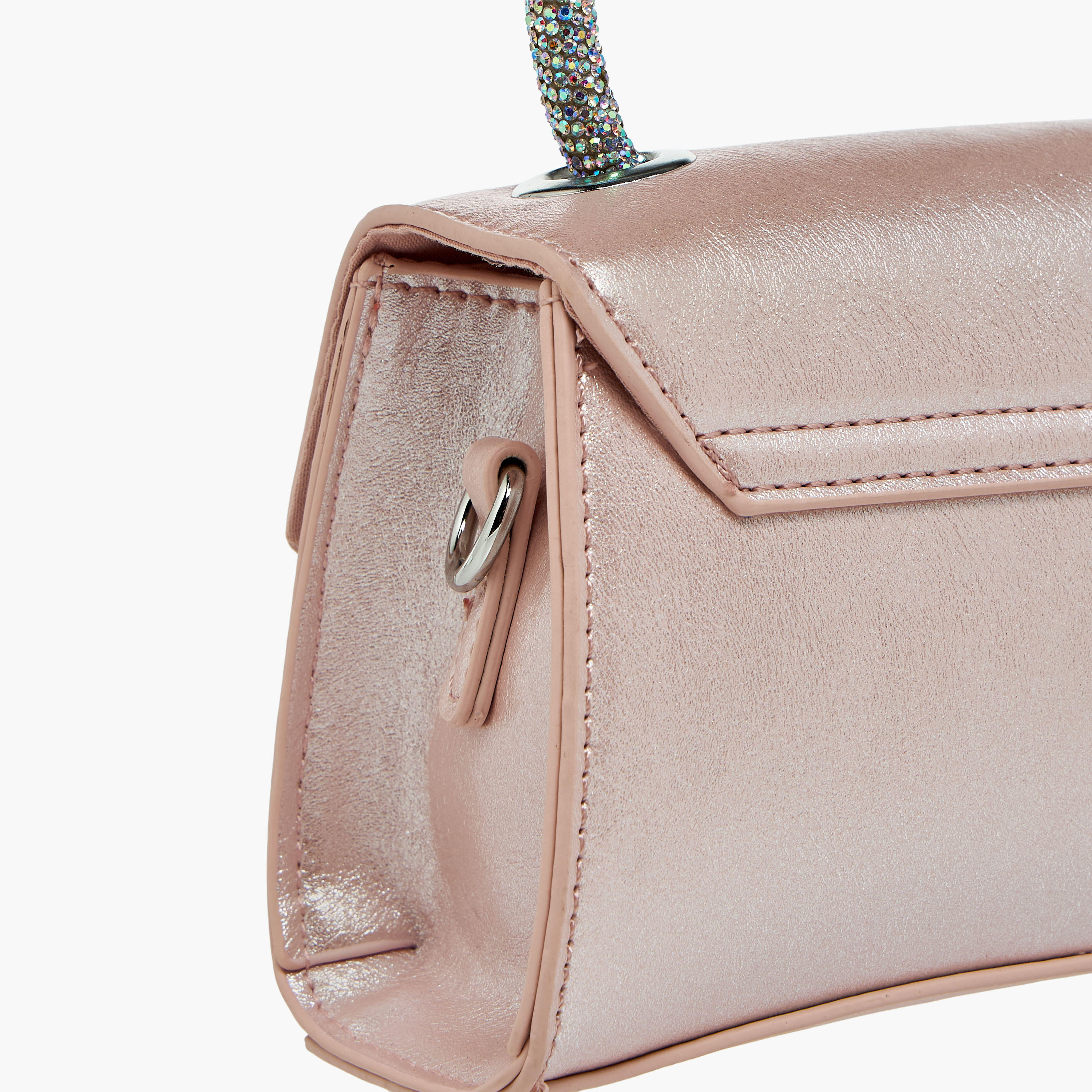 شنطة كروس بودي مزينة بفيونكة وحزام سلسلة من سيليست-girls-accessories-bags-image-6