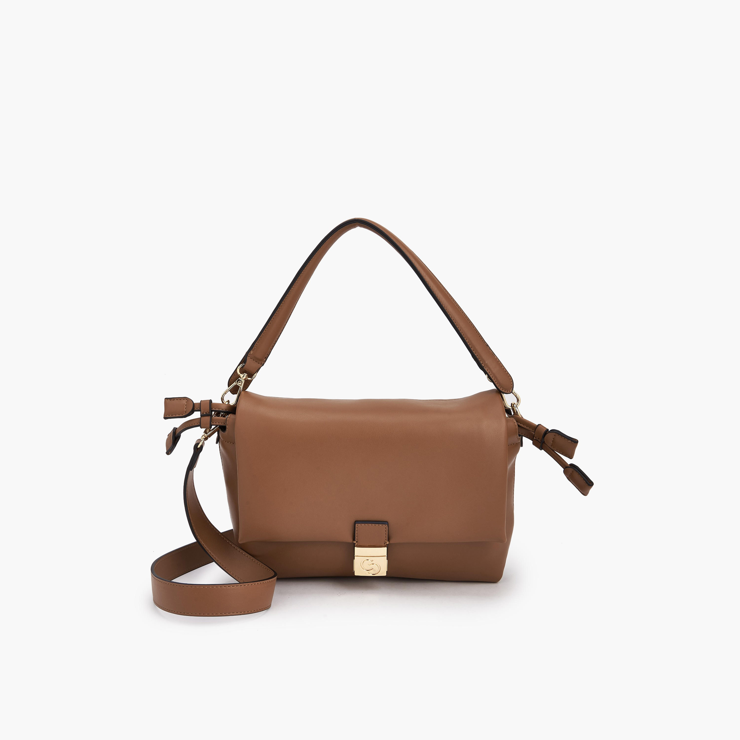 Celeste Solid Crossbody Bag with Detachable Strap-women-bagsandwallets-handbags-image-1