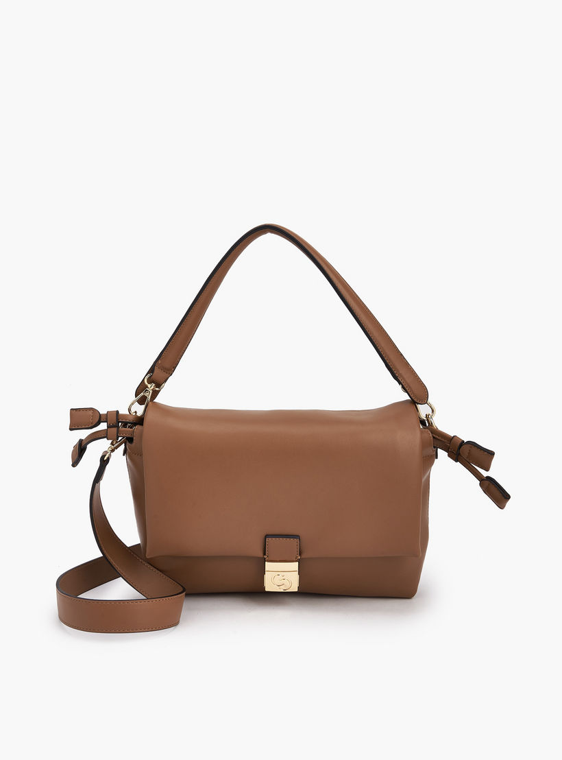 Celeste Solid Crossbody Bag with Detachable Strap-women-bagsandwallets-handbags-image-1